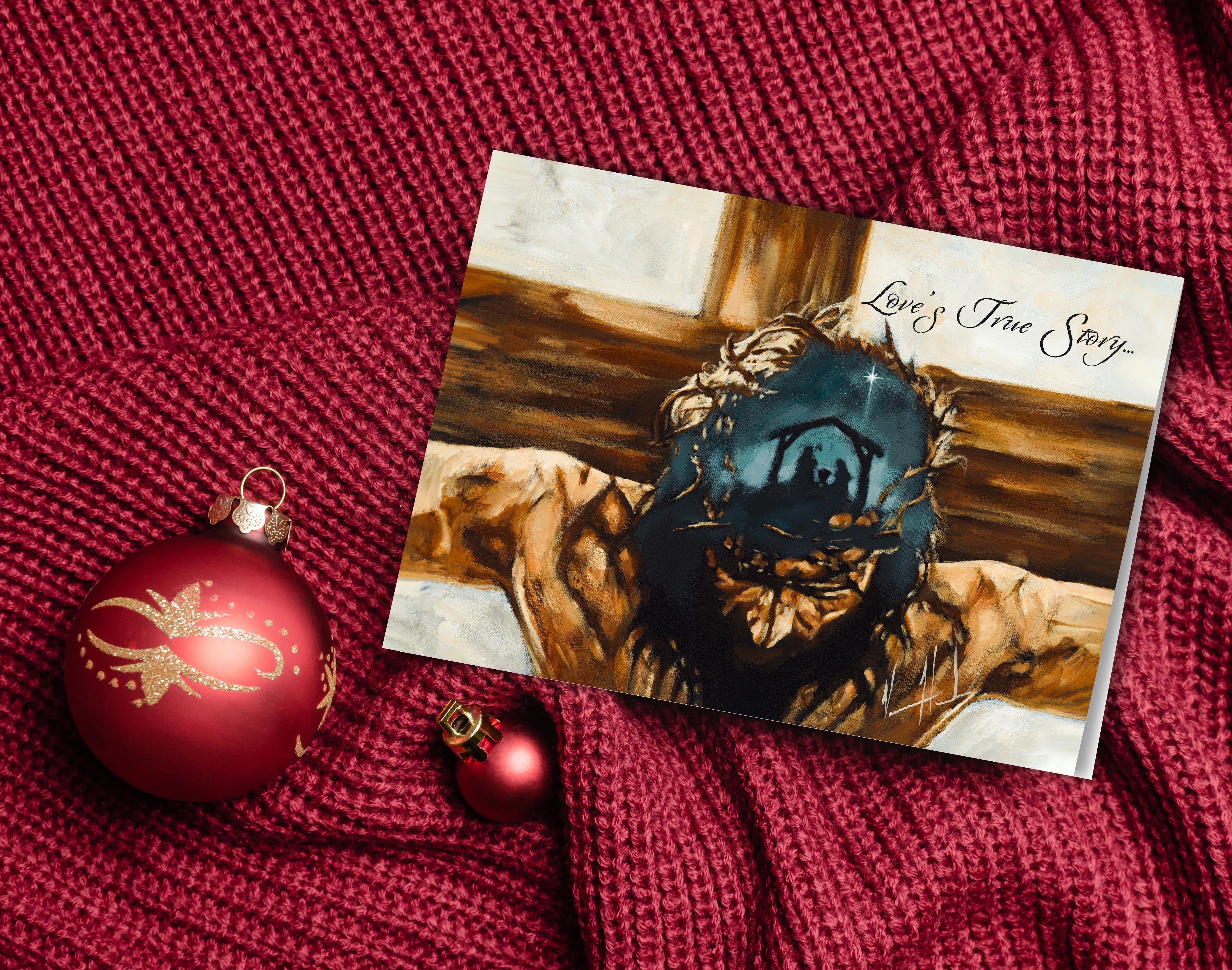 'Love's True Story' Greeting Card