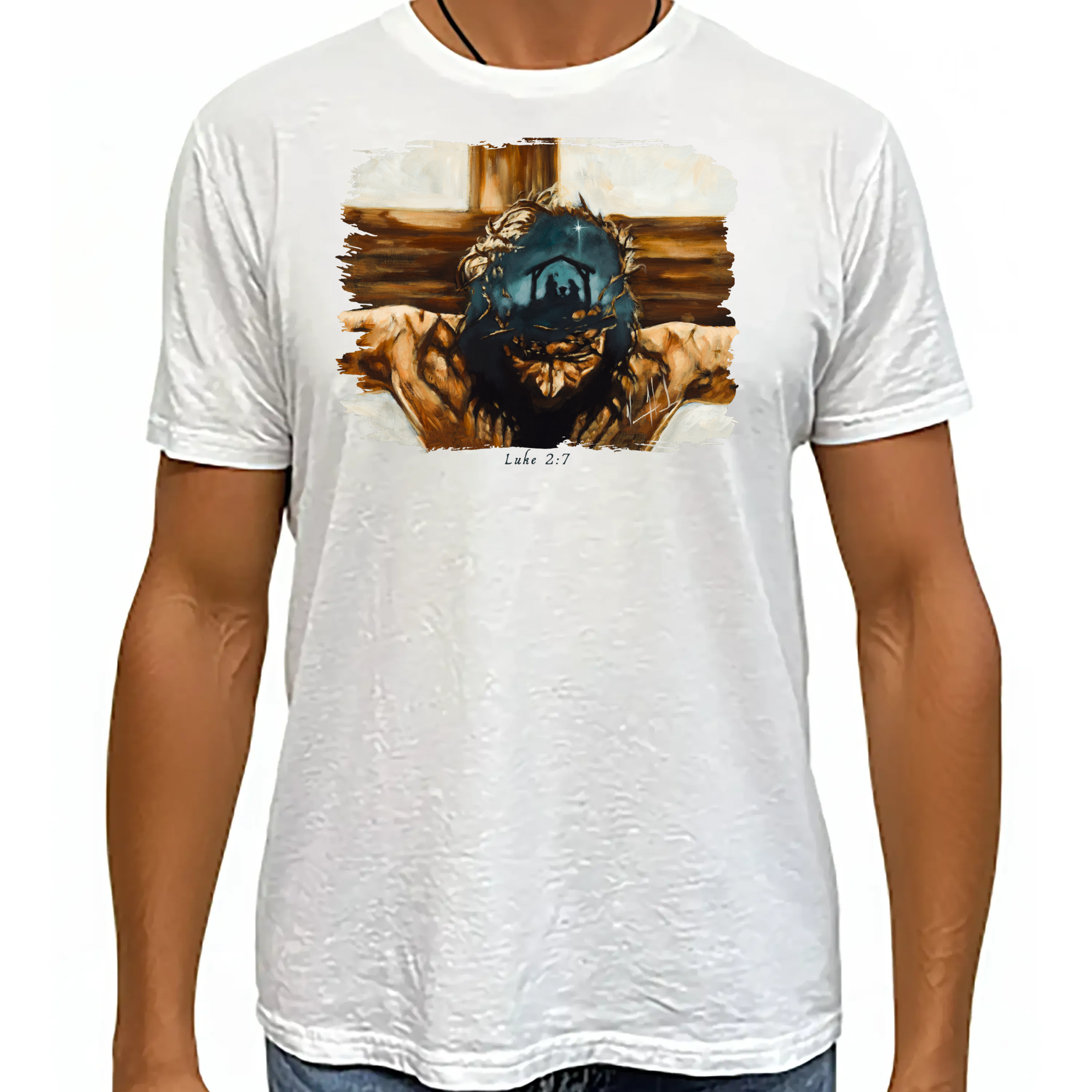 Love's True Story - Unisex T (Organic Bamboo) Vanessa Horabuena Short Sleeve Frost (White) XS