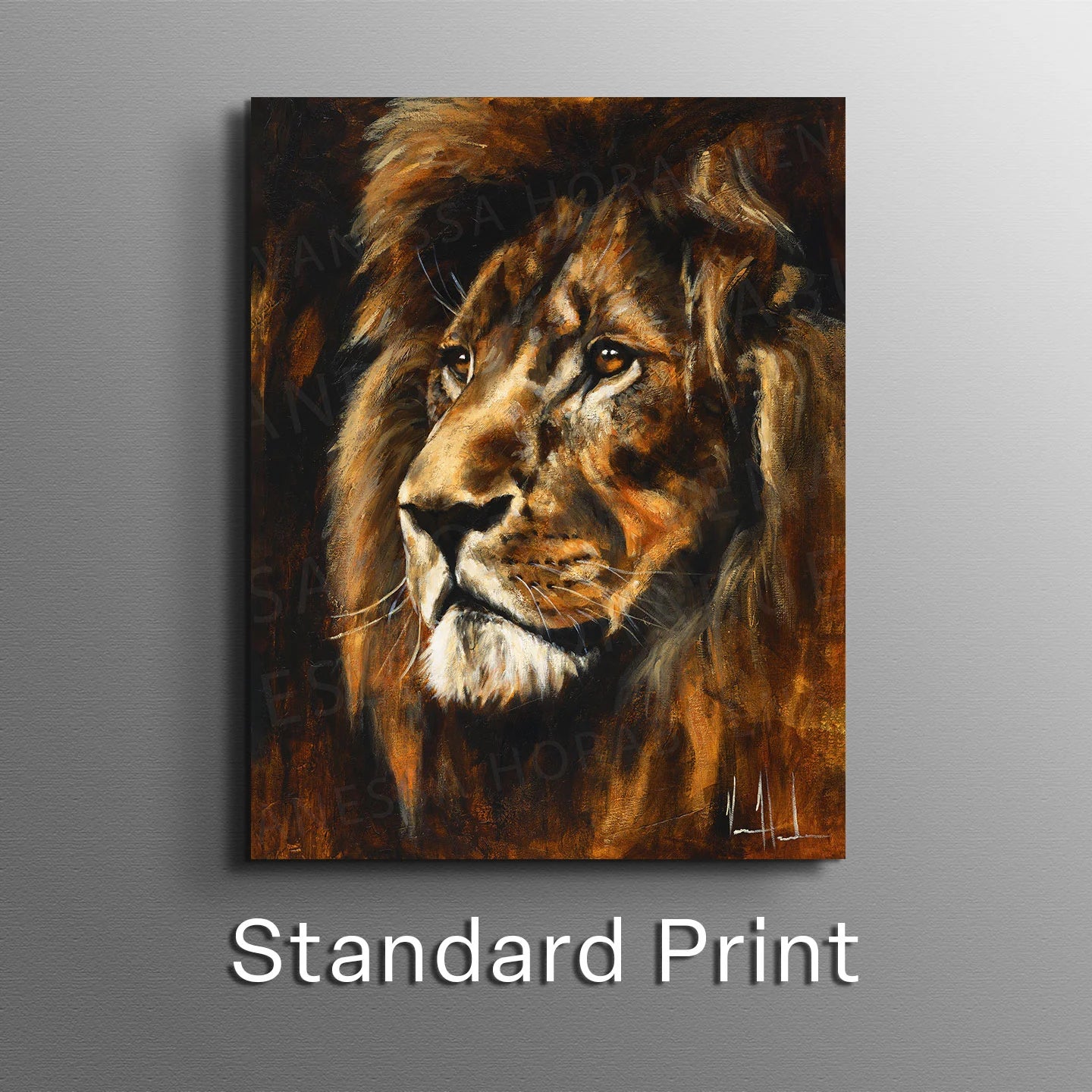 Majestic Lion Lion Art Print Vanessa Horabuena