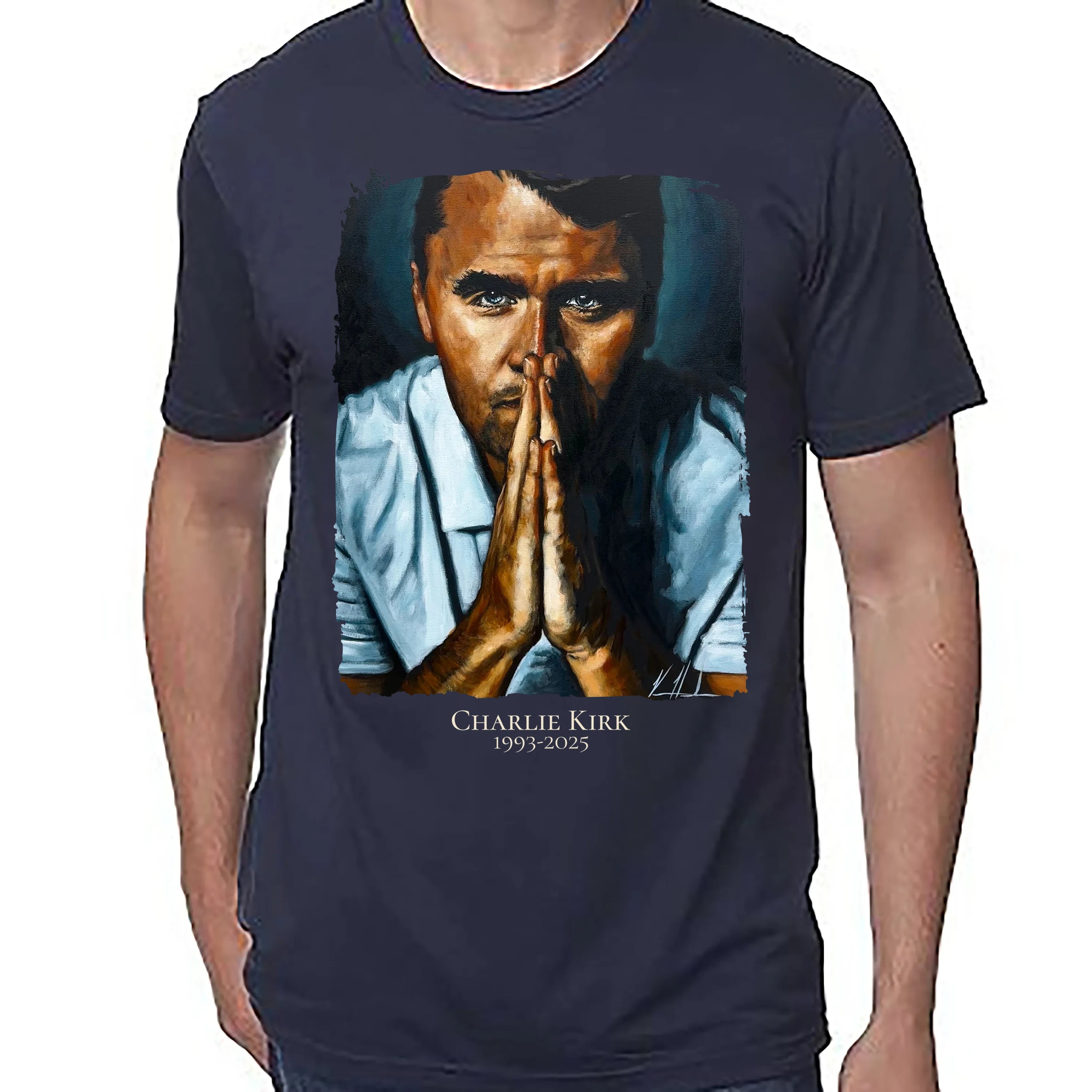 (PRE-ORDER) Charlie Kirk - A Hero's Tribute - Unisex T (Premium Organic Fabric)