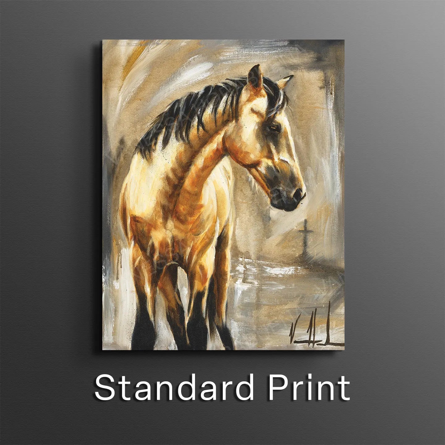 Take Me on the Narrow Path Horse Art Print Vanessa Horabuena