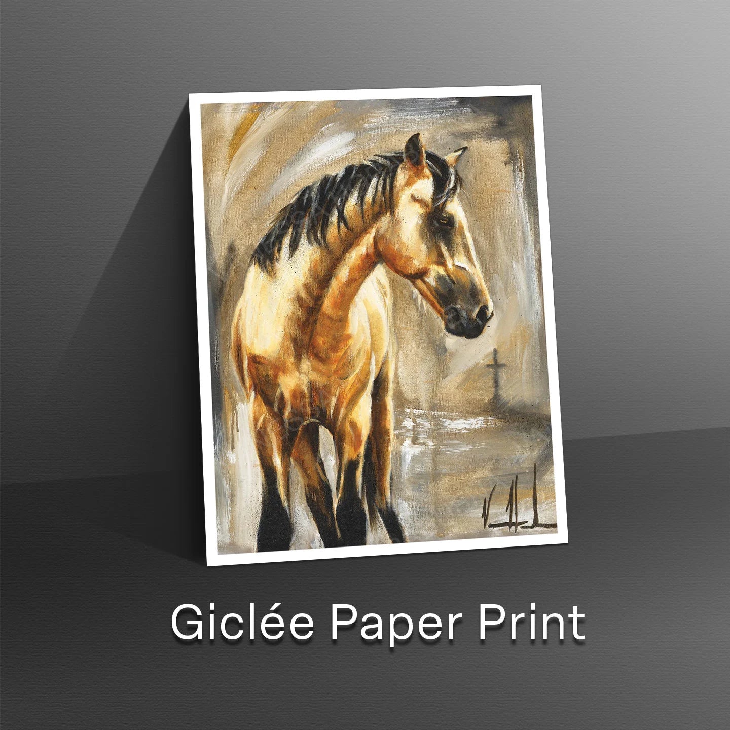 Take Me on the Narrow Path Horse Art Print Vanessa Horabuena
