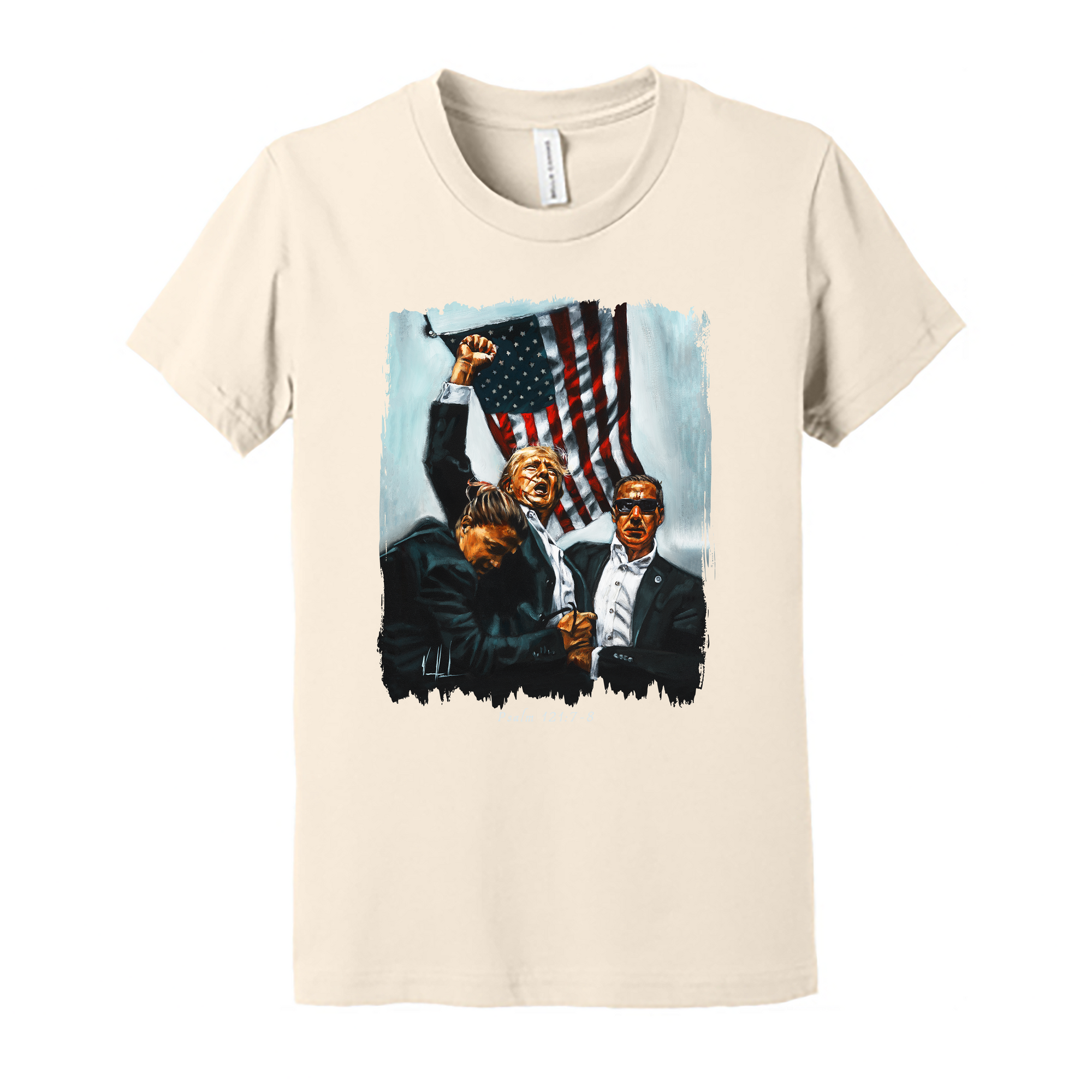 Kids T (Organic Cotton) - Never Surrender Organic Cotton Vanessa Horabuena Youth Natural Small