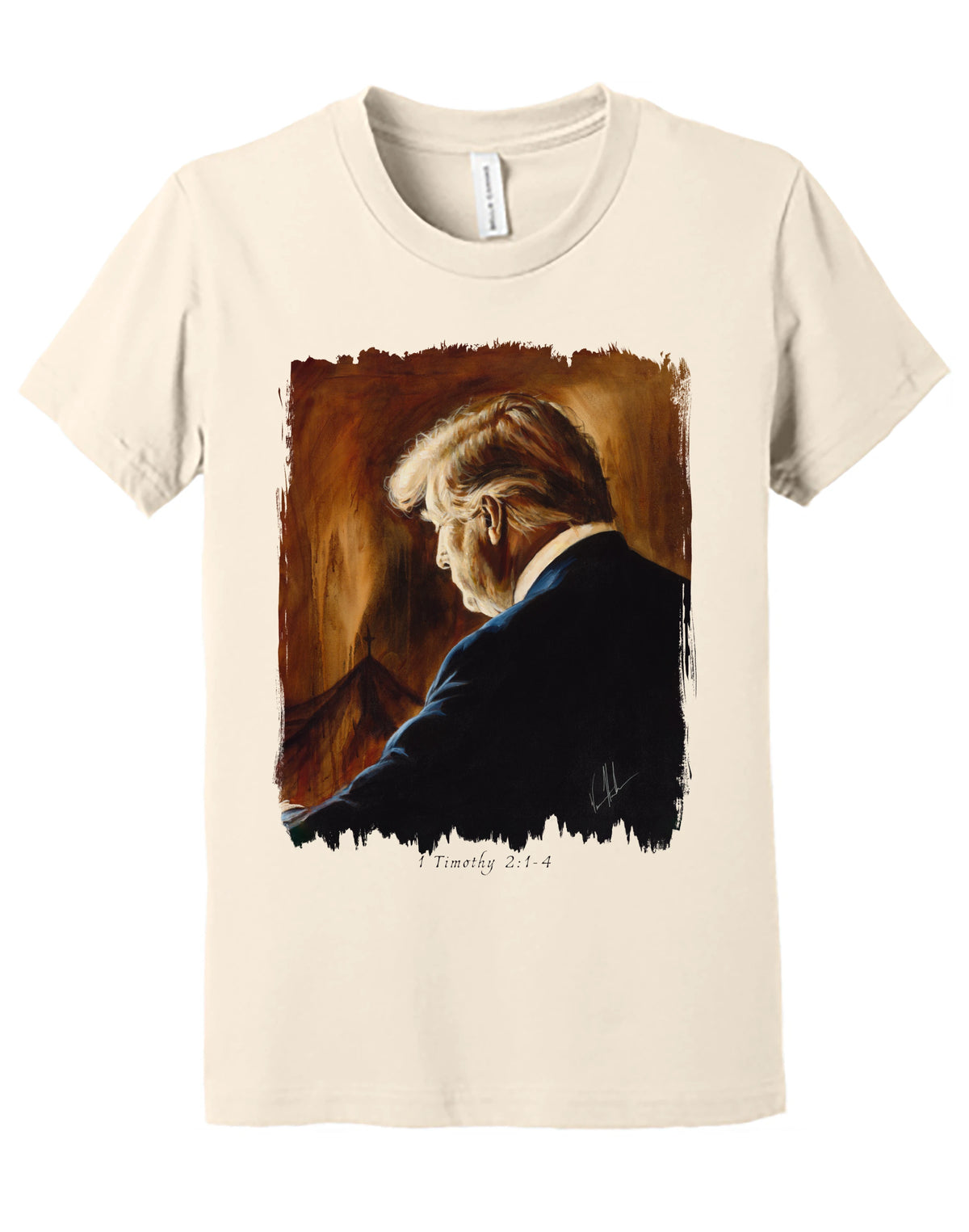 Prayers for Our President (For Such a Time as This) - Kids T-Shirt Vanessa Horabuena Kids Natural Small