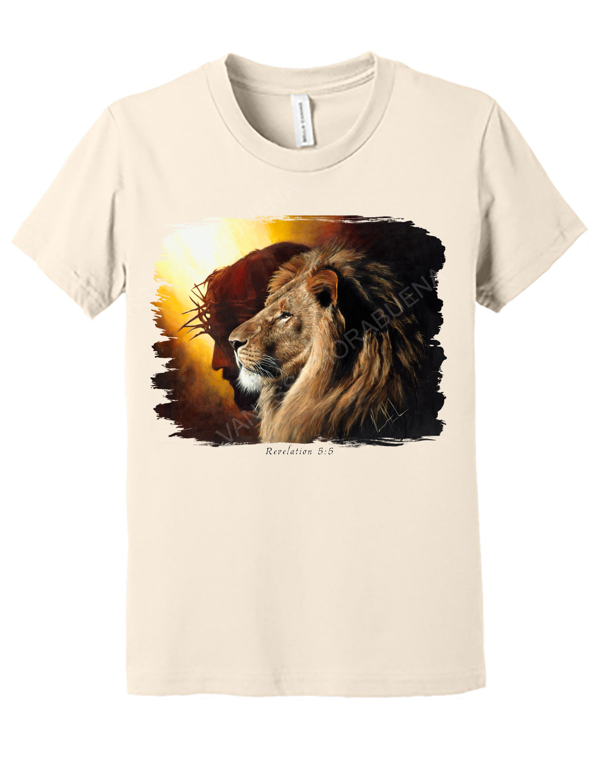 The Lion of Judah - Kids T-Shirt Vanessa Horabuena Kids Natural Small