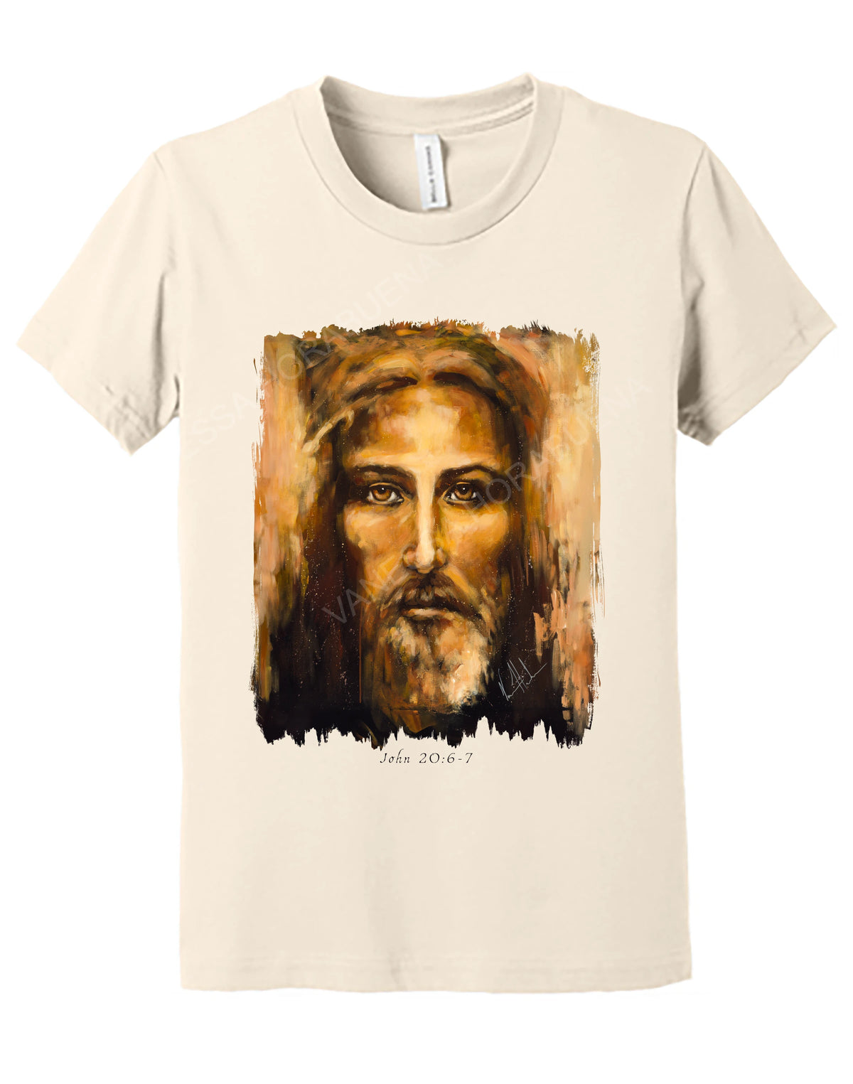 The Shroud of Turin - Resurrection Light - Kids T-Shirt Vanessa Horabuena Kids Natural Small