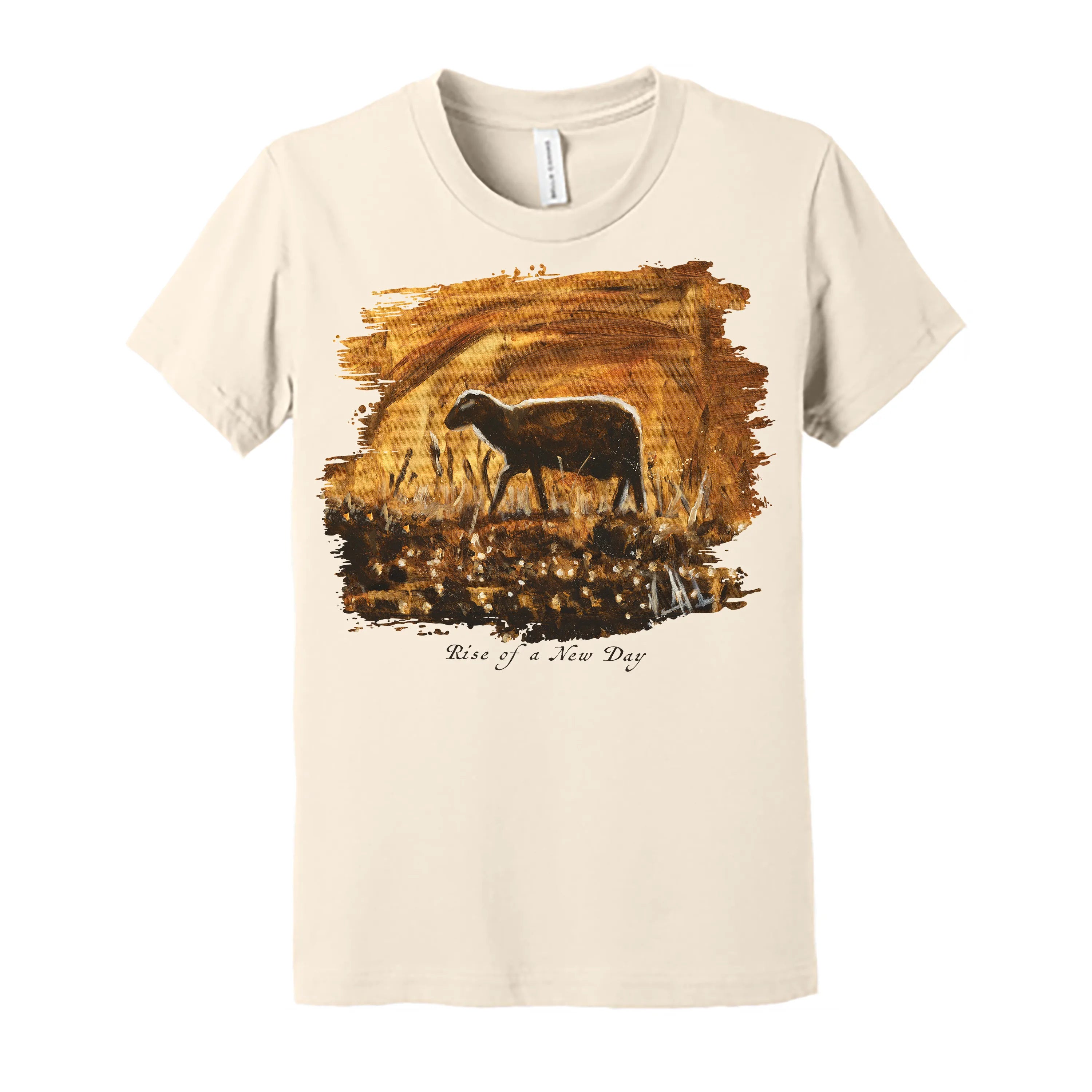 Kids T (Organic Cotton) - Rise of a New Day Organic Cotton Vanessa Horabuena Youth Natural Small