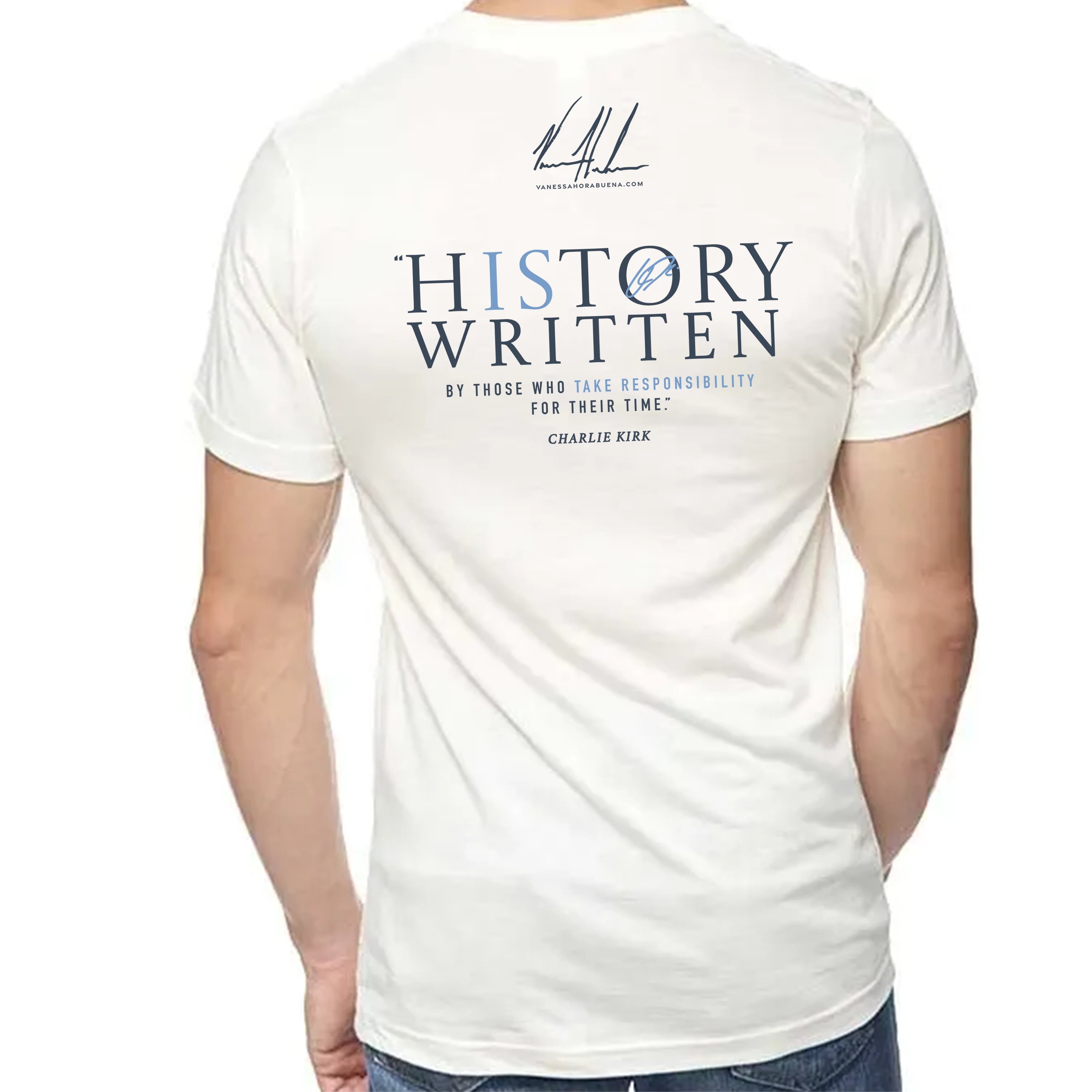 Charlie Kirk - A Patriot's Tribute - Unisex T (Premium Organic Fabric) Vanessa Horabuena