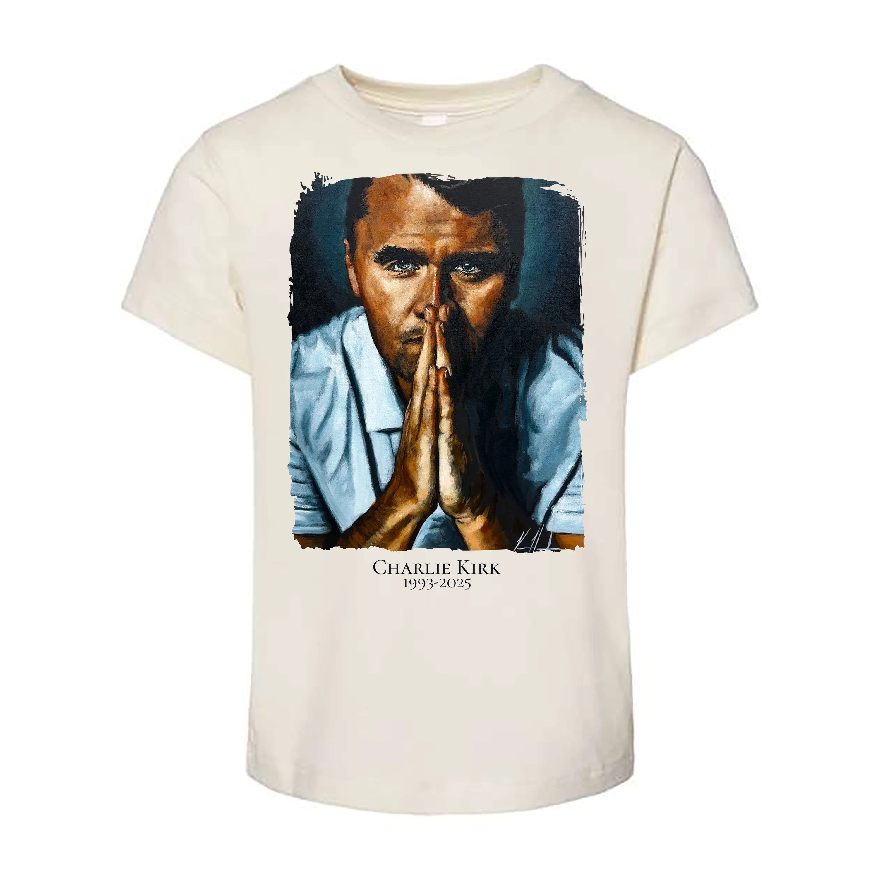 (PRE-ORDER) Kids T (Organic Cotton) - Charlie Kirk - A Hero's Tribute