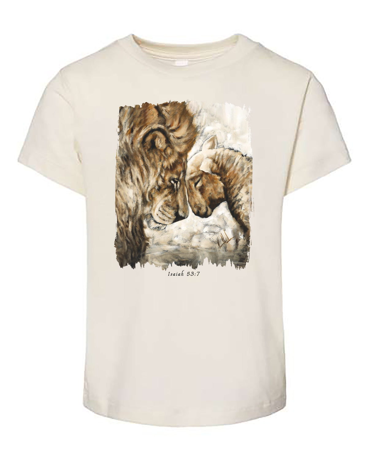 Compassion of a King (White) - Kids T-Shirt Vanessa Horabuena Kids Natural 2T