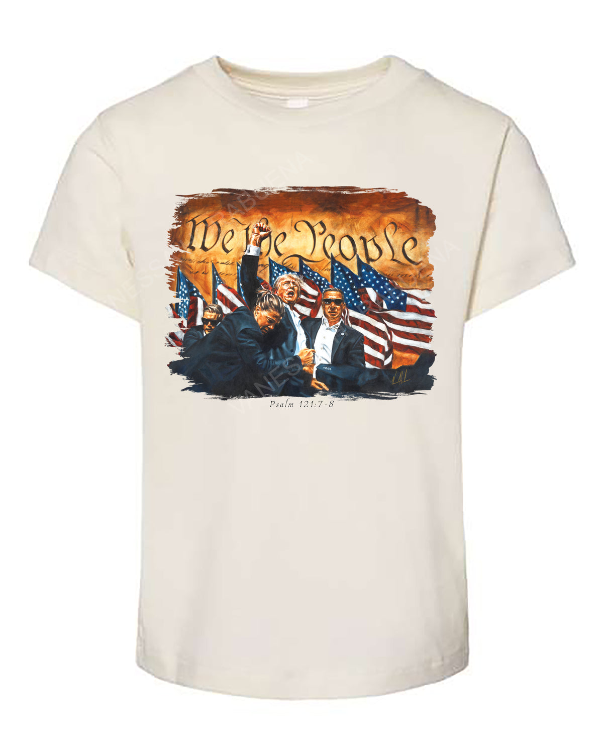 Fight For America - Kids T-Shirt Vanessa Horabuena Kids Natural 2T