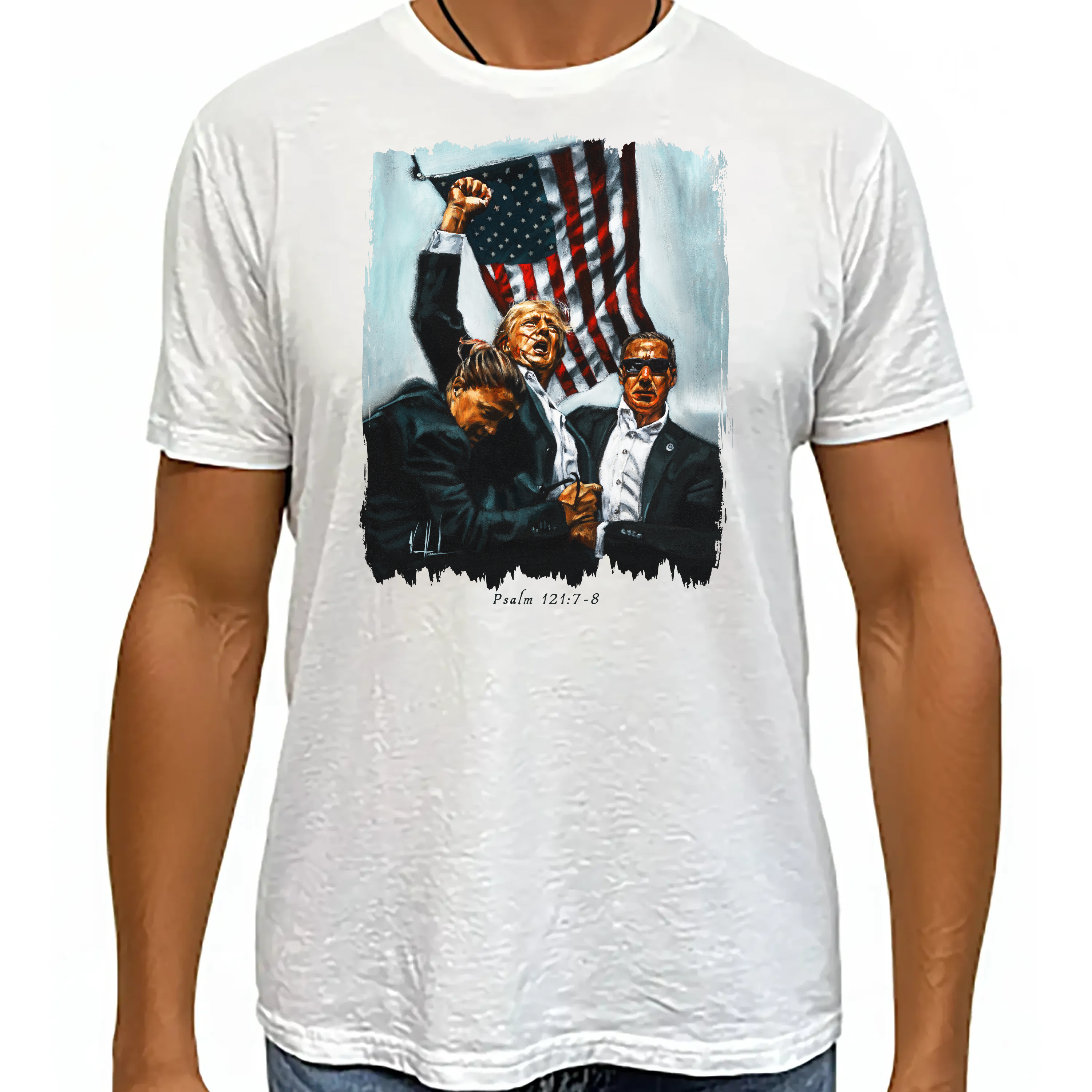 Never Surrender - Unisex T (Organic Bamboo) Vanessa Horabuena Short Sleeve Frost (White) XS