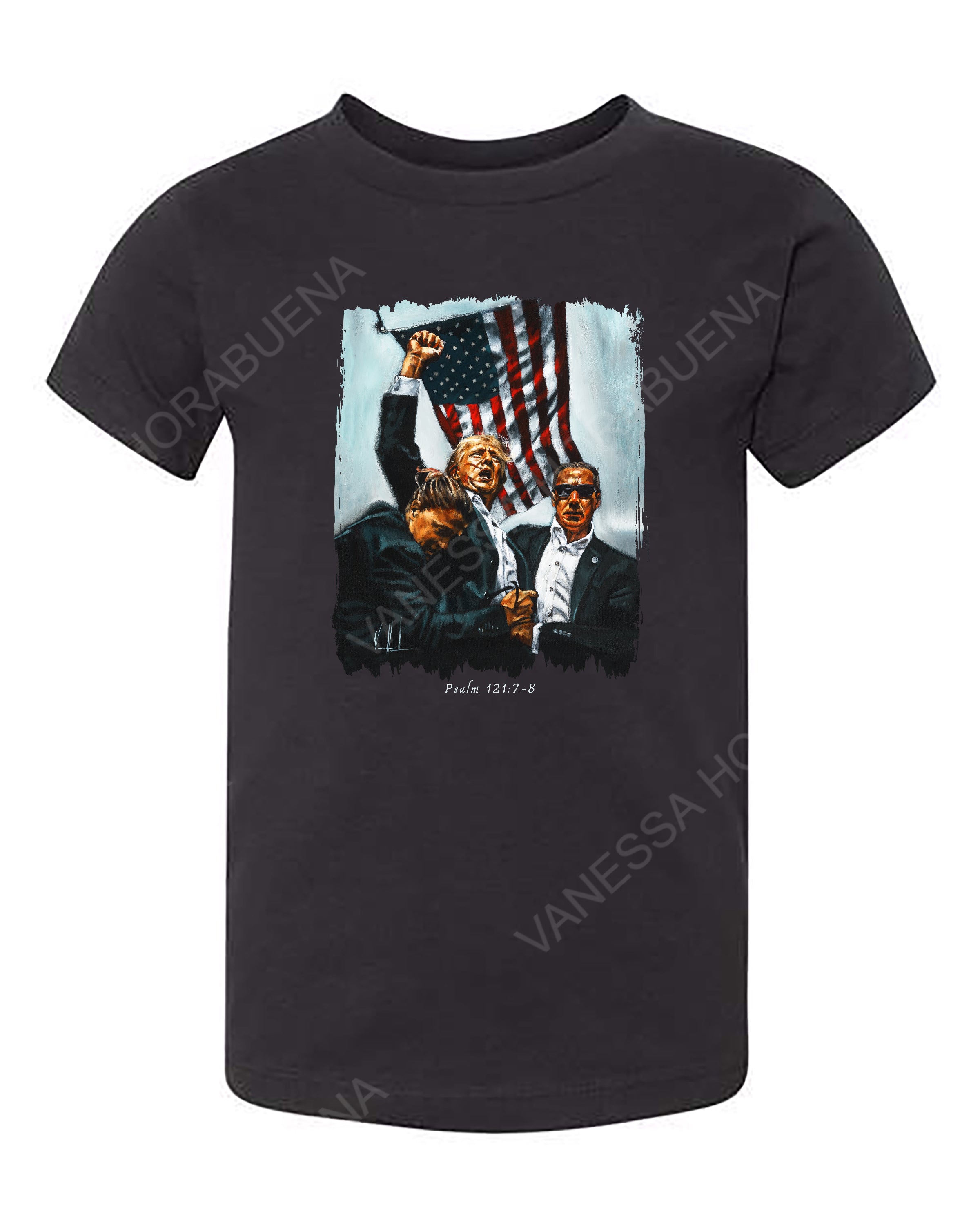 Never Surrender - Kids T (Organic Cotton) Organic Cotton Vanessa Horabuena Kids Black 2T