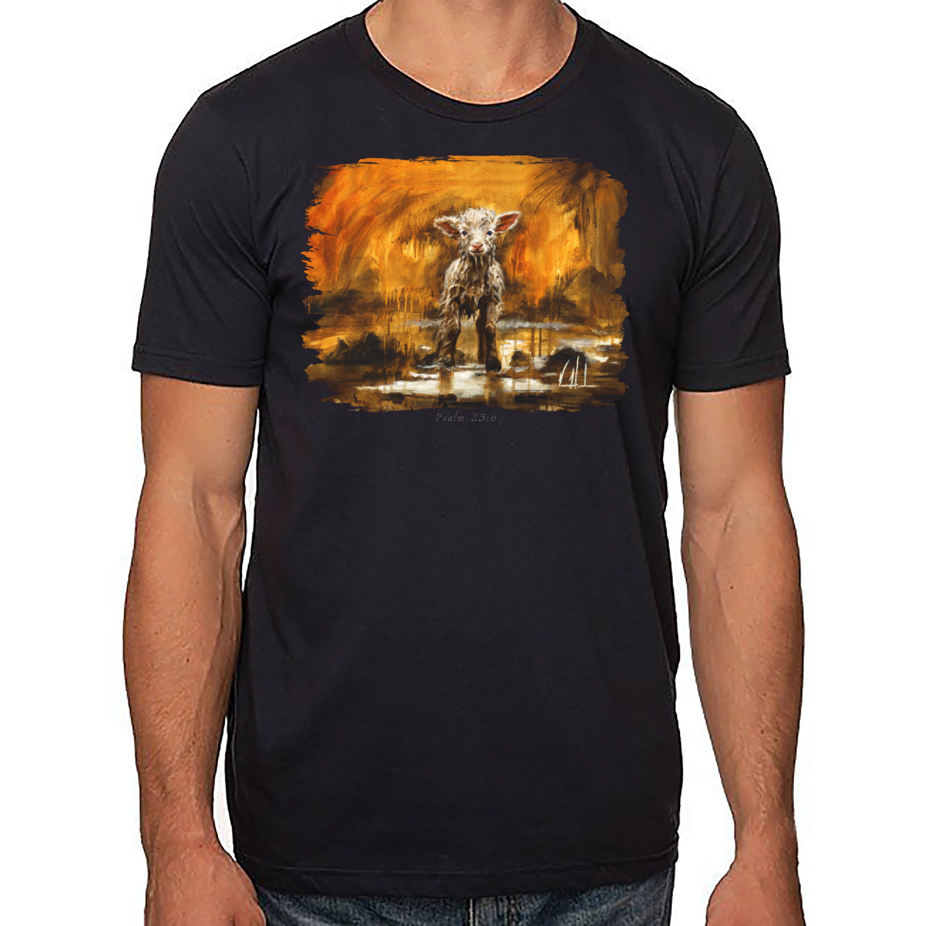 Your Love Never Fails - Unisex T (Organic Cotton) Organic Cotton Vanessa Horabuena Short Sleeve Night (Black) XS