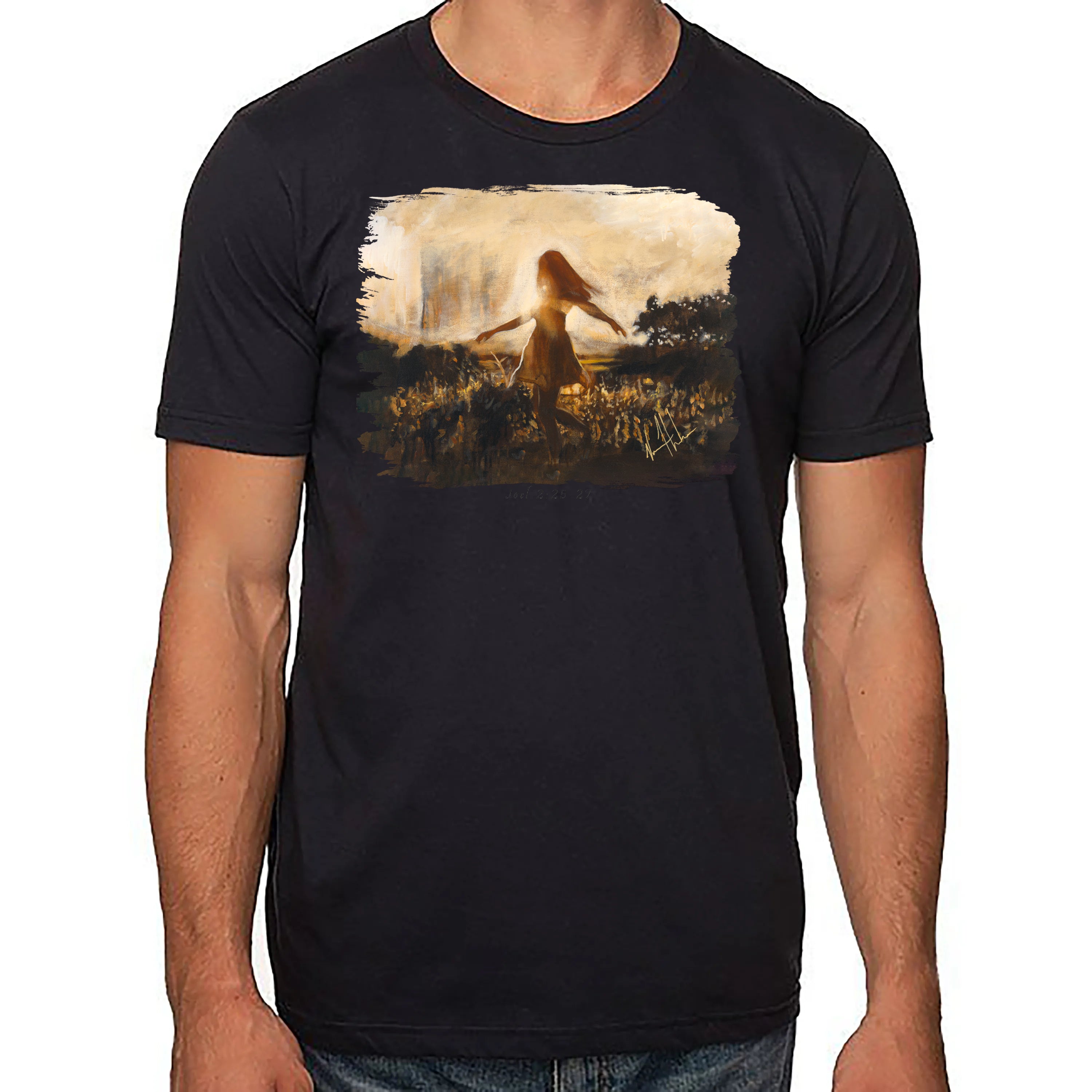 Dare To Dance - Unisex T (Organic Cotton) Organic Cotton Vanessa Horabuena Short Sleeve Night (Black) XS