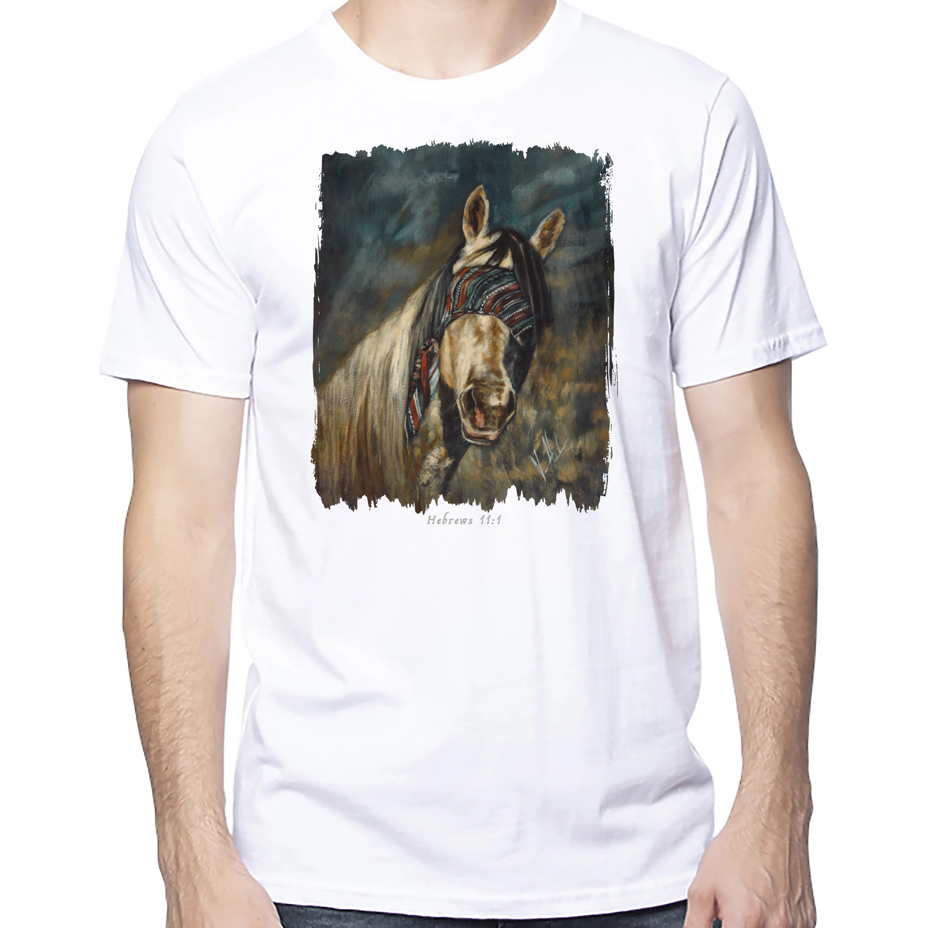 Blind Faith - Unisex T (Organic Cotton) Organic Cotton Vanessa Horabuena Short Sleeve Salt (White) XS