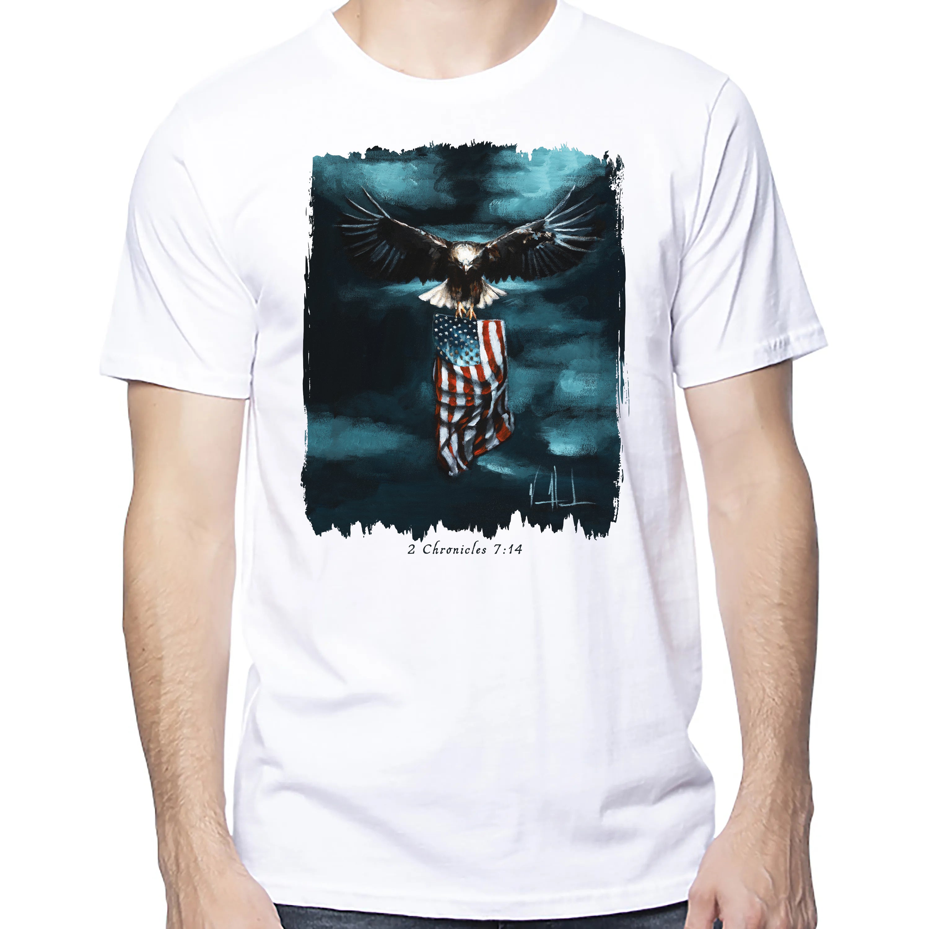 Revive Our Nation - Unisex T (Organic Cotton) Organic Cotton Vanessa Horabuena Short Sleeve Salt (White) XS
