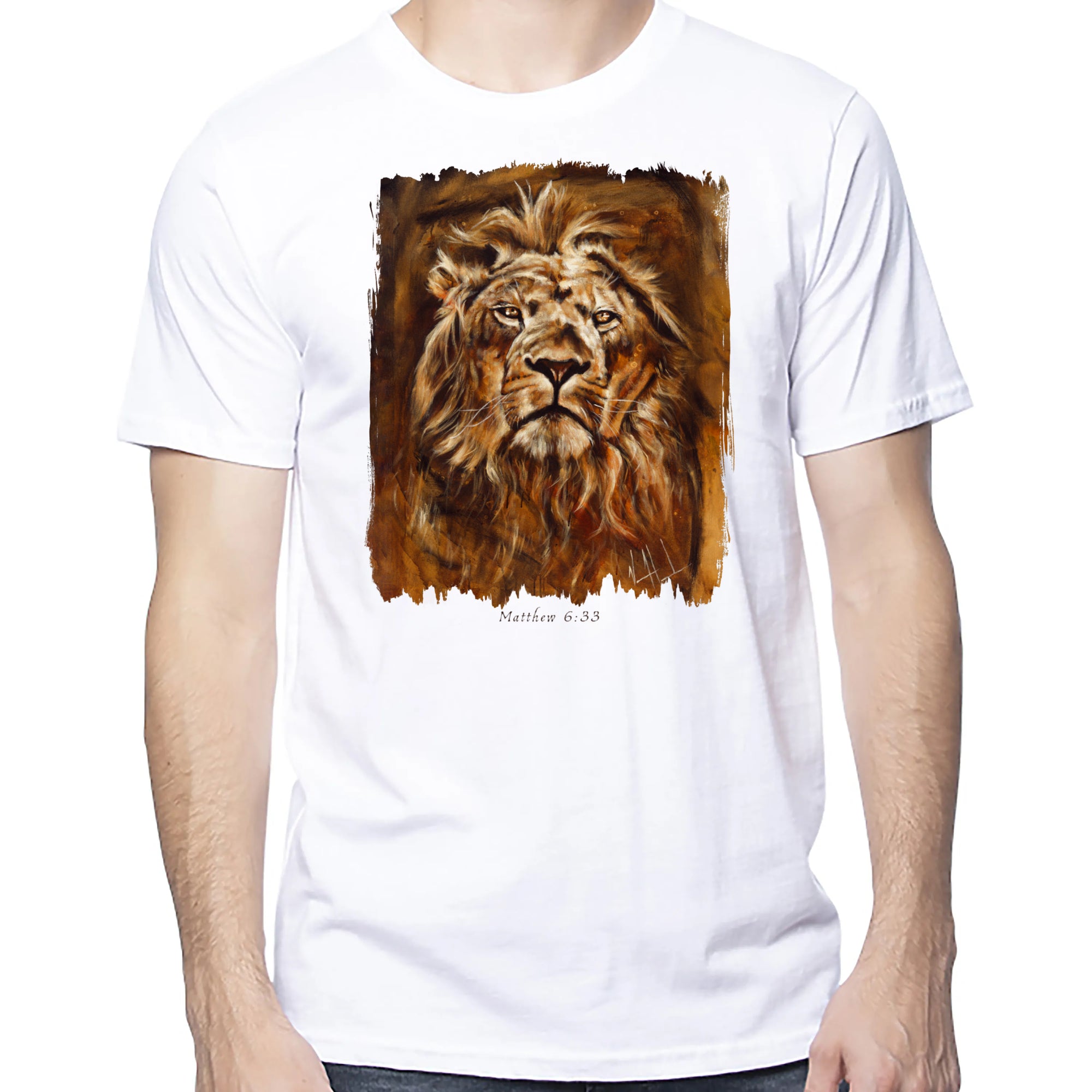 Eternal King - Unisex T (Premium Organic Fabric) Vanessa Horabuena Bamboo White Small