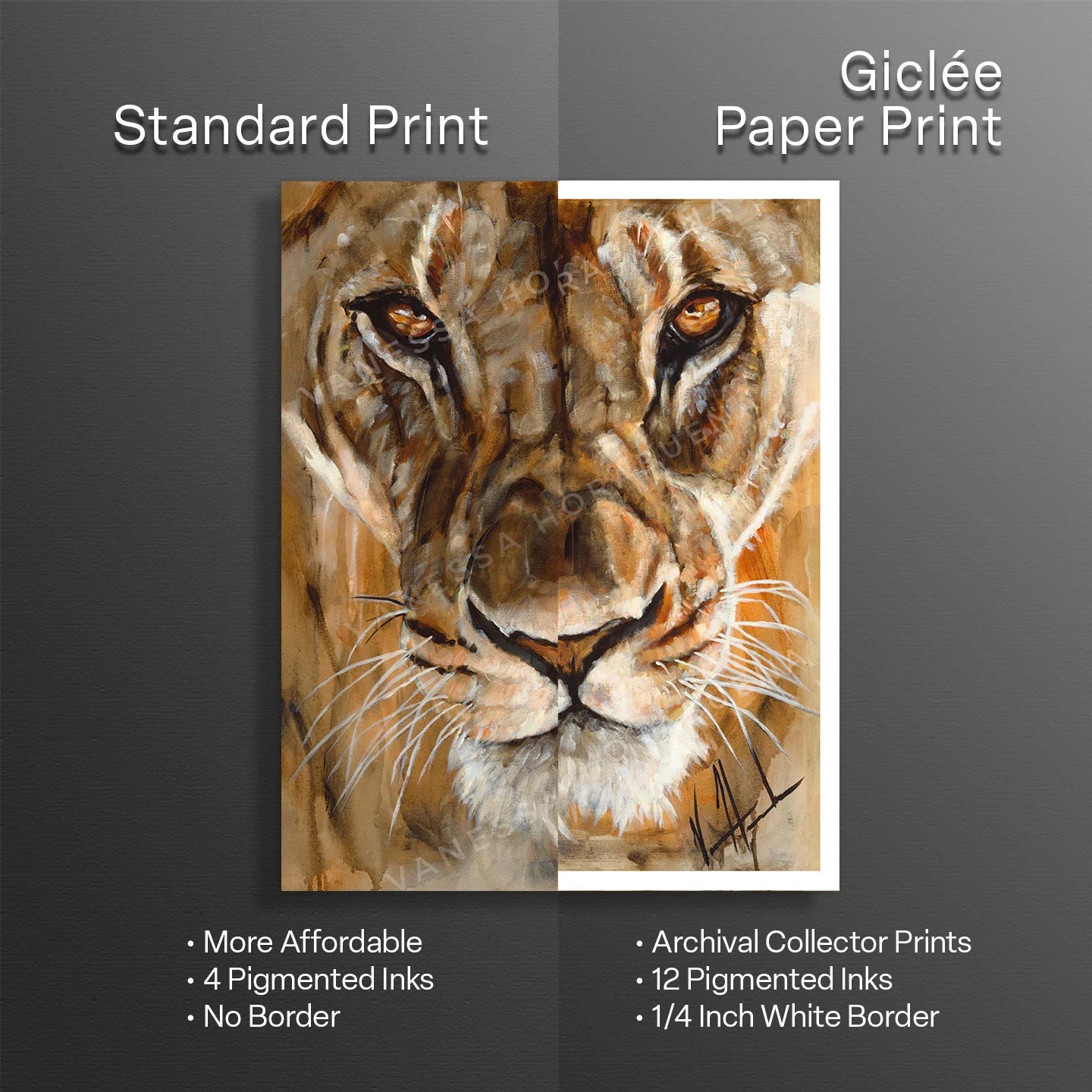 Prevailing Strength Lion Art Print Vanessa Horabuena