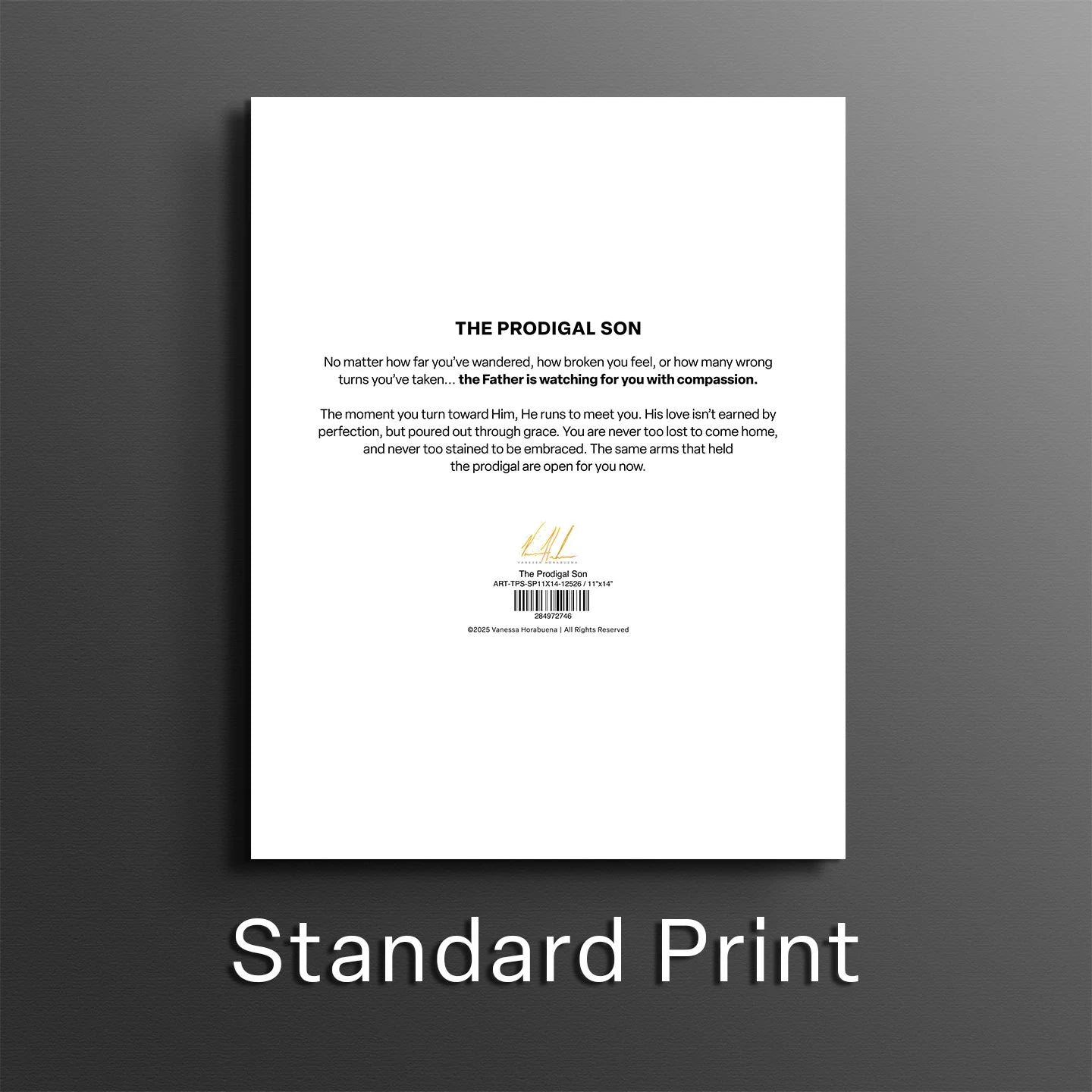 The Prodigal Son Jesus Art Print Vanessa Horabuena