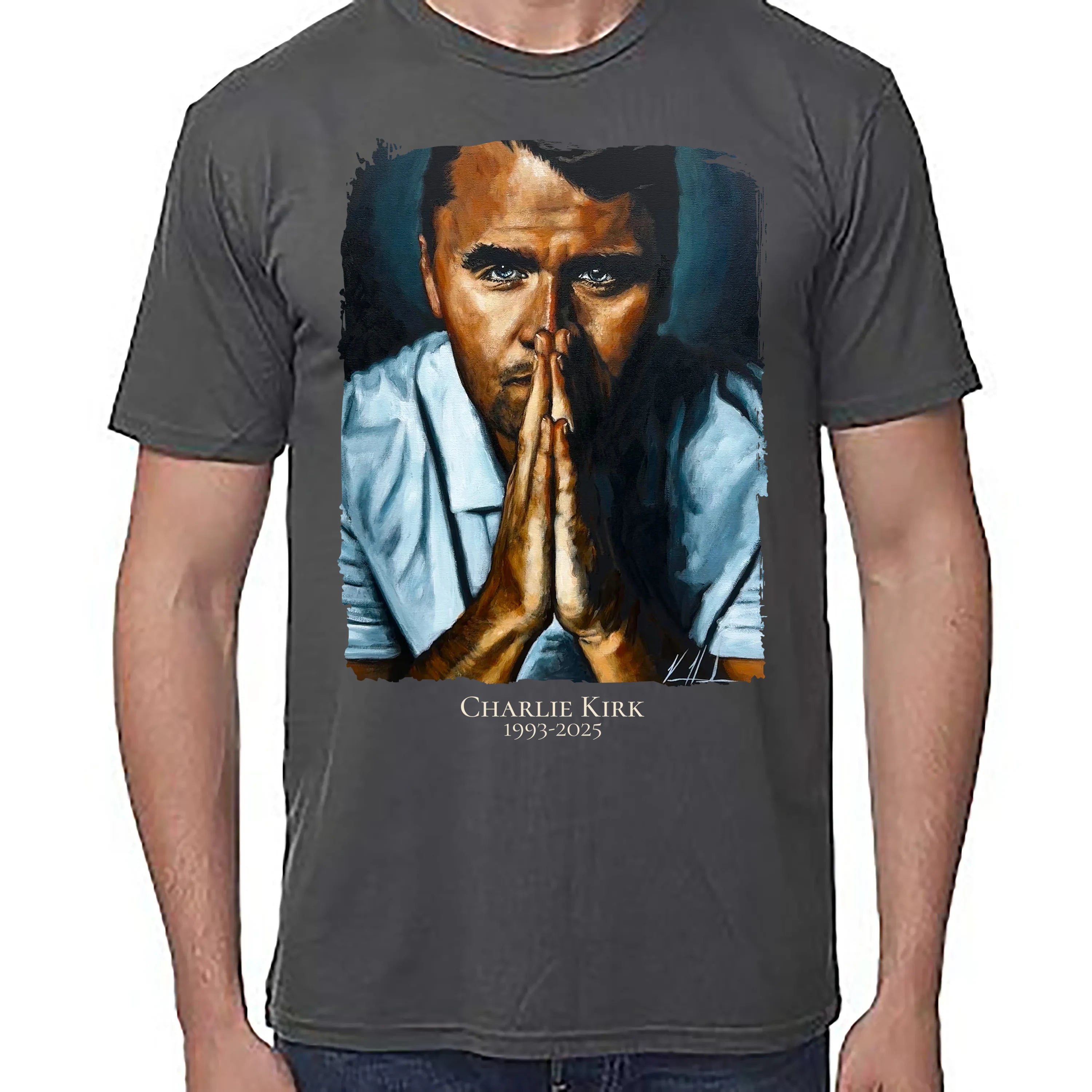 (PRE-ORDER) Charlie Kirk - A Hero's Tribute - Unisex T (Premium Organic Fabric)