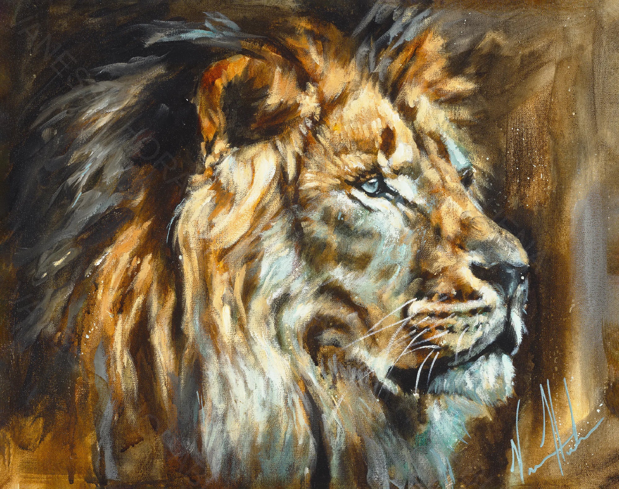A#. 2 - Presence Unveiled - 16"x20" Canvas Print Vanessa Horabuena