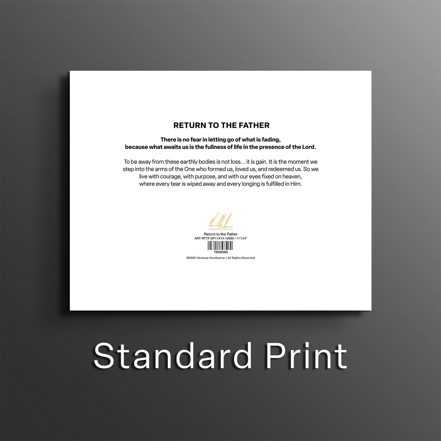 Return to the Father Jesus Art Print Vanessa Horabuena