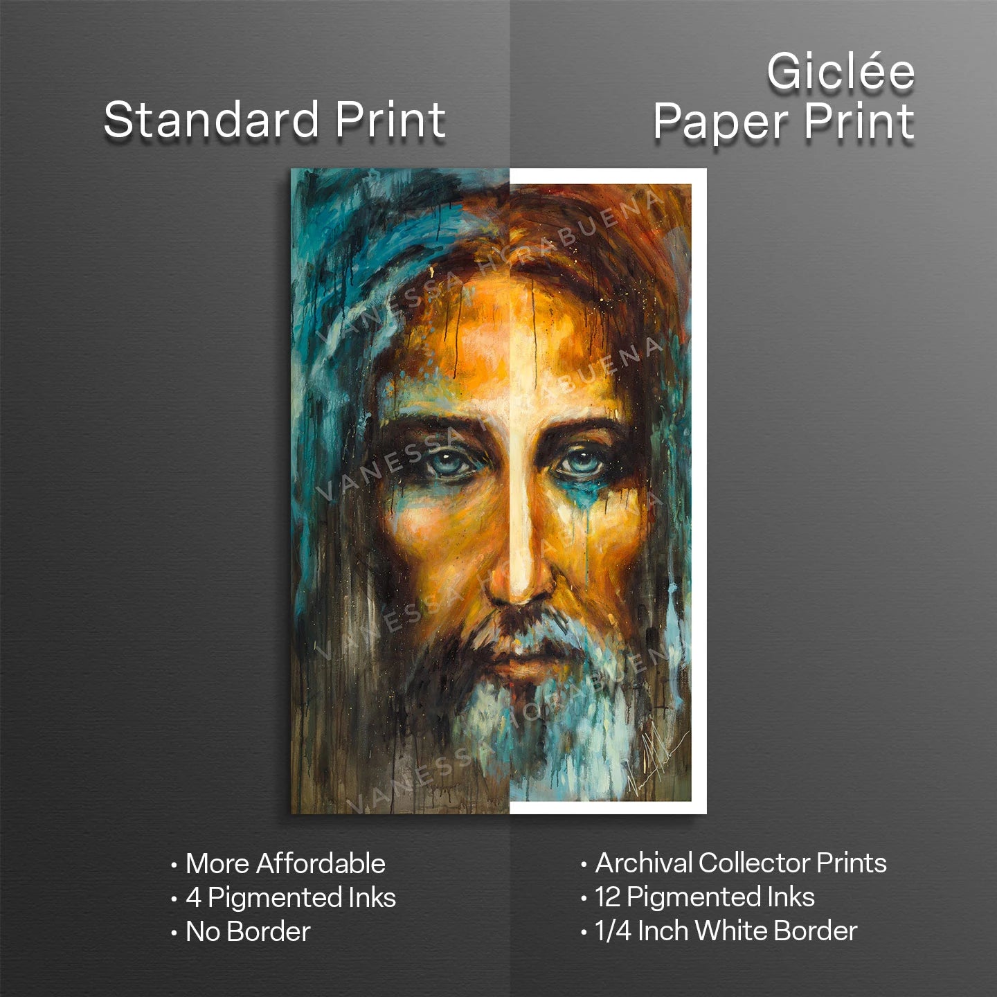 A River of Grace Jesus Art Print Vanessa Horabuena