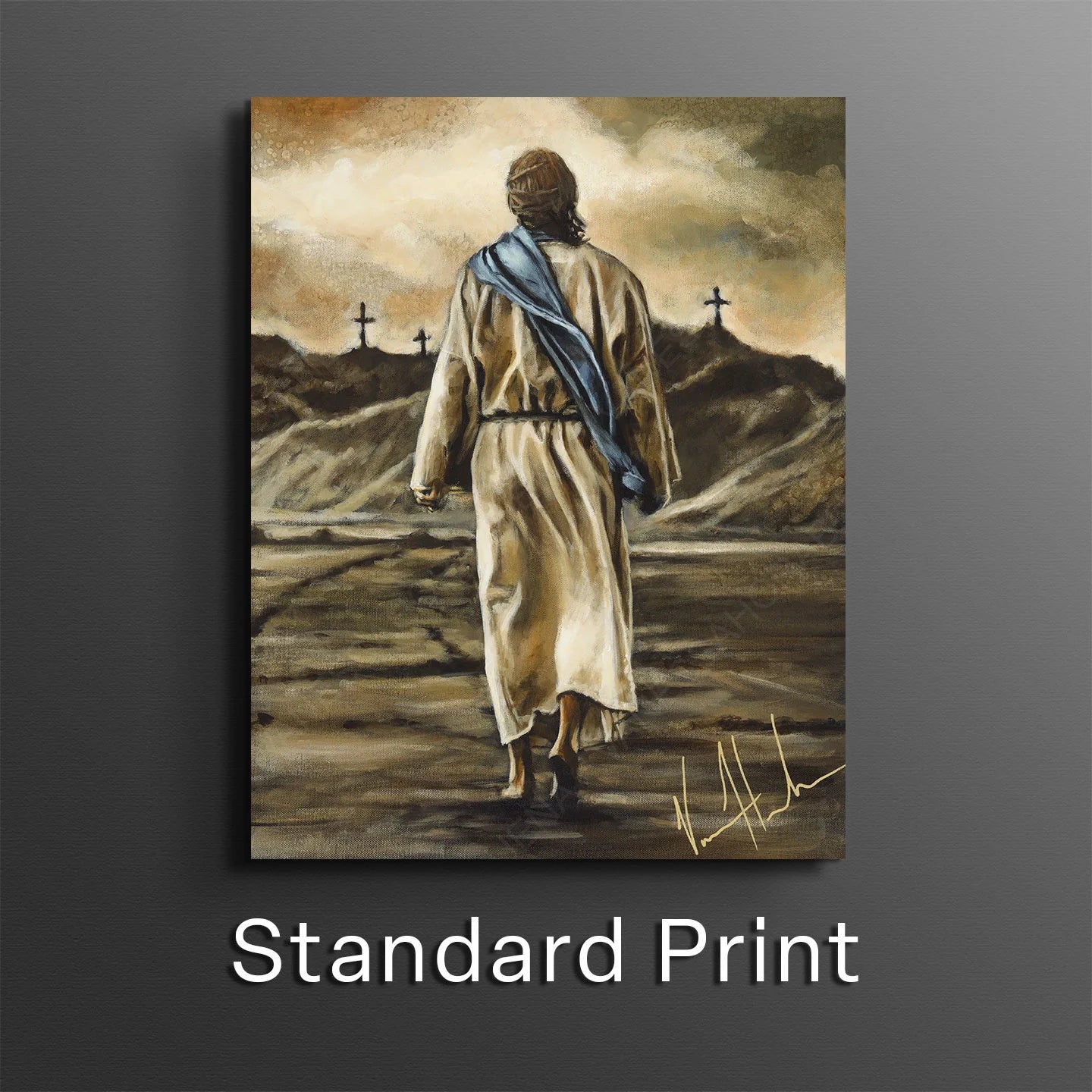 The Road to Life Jesus Art Print Vanessa Horabuena