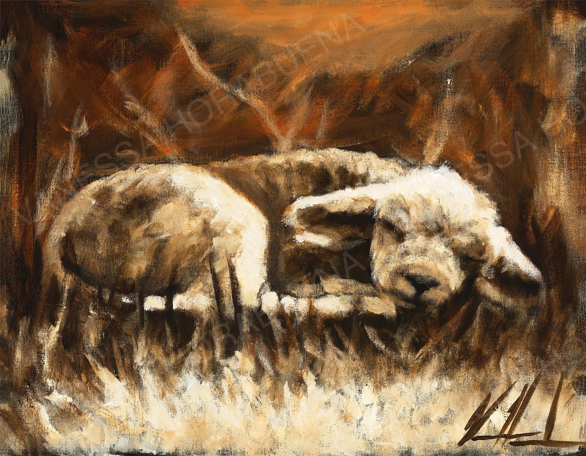 Resting in Heaven's Hands - Fall Edition (Clearance Print) Vanessa Horabuena