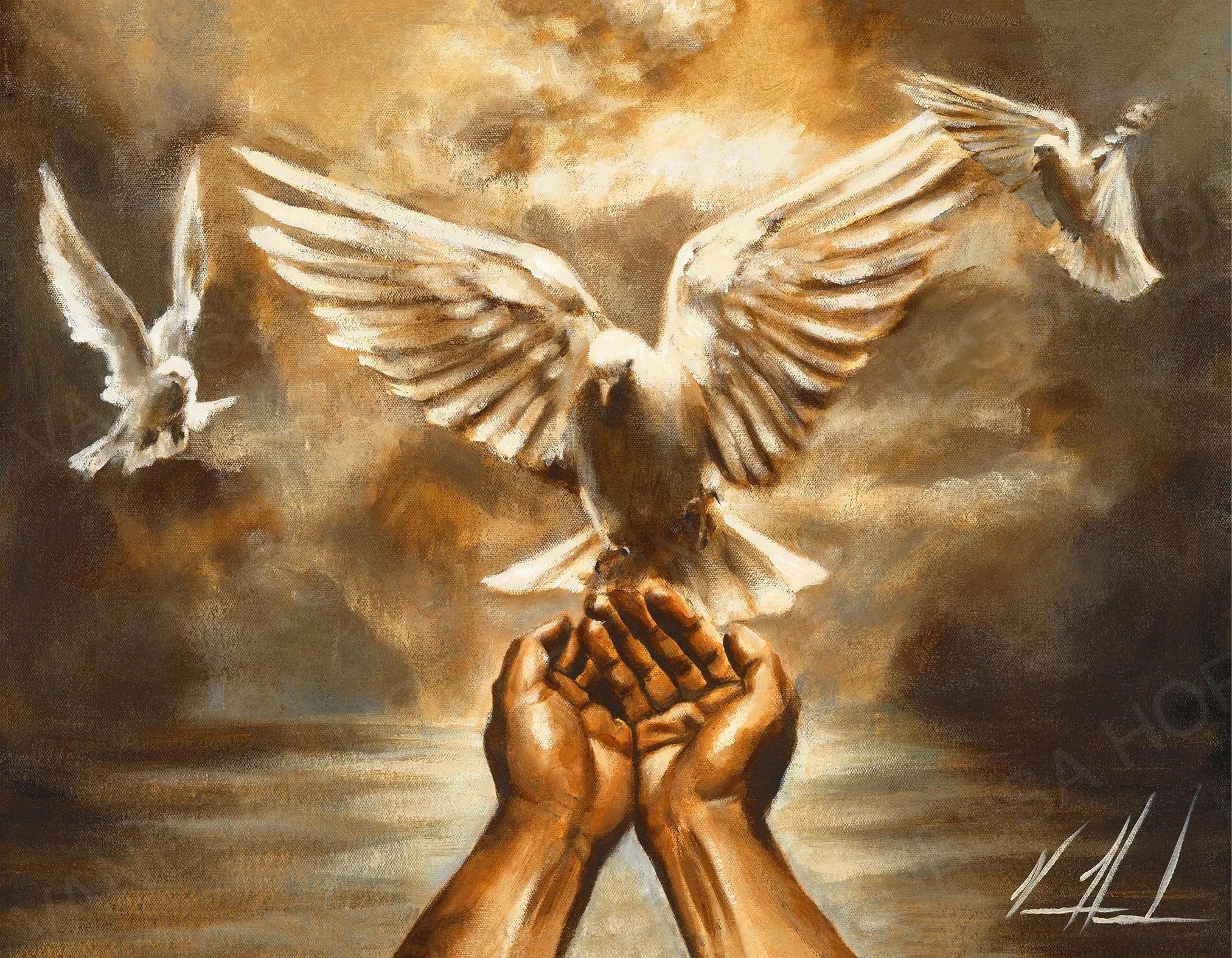 Return to the Father Jesus Art Print Vanessa Horabuena