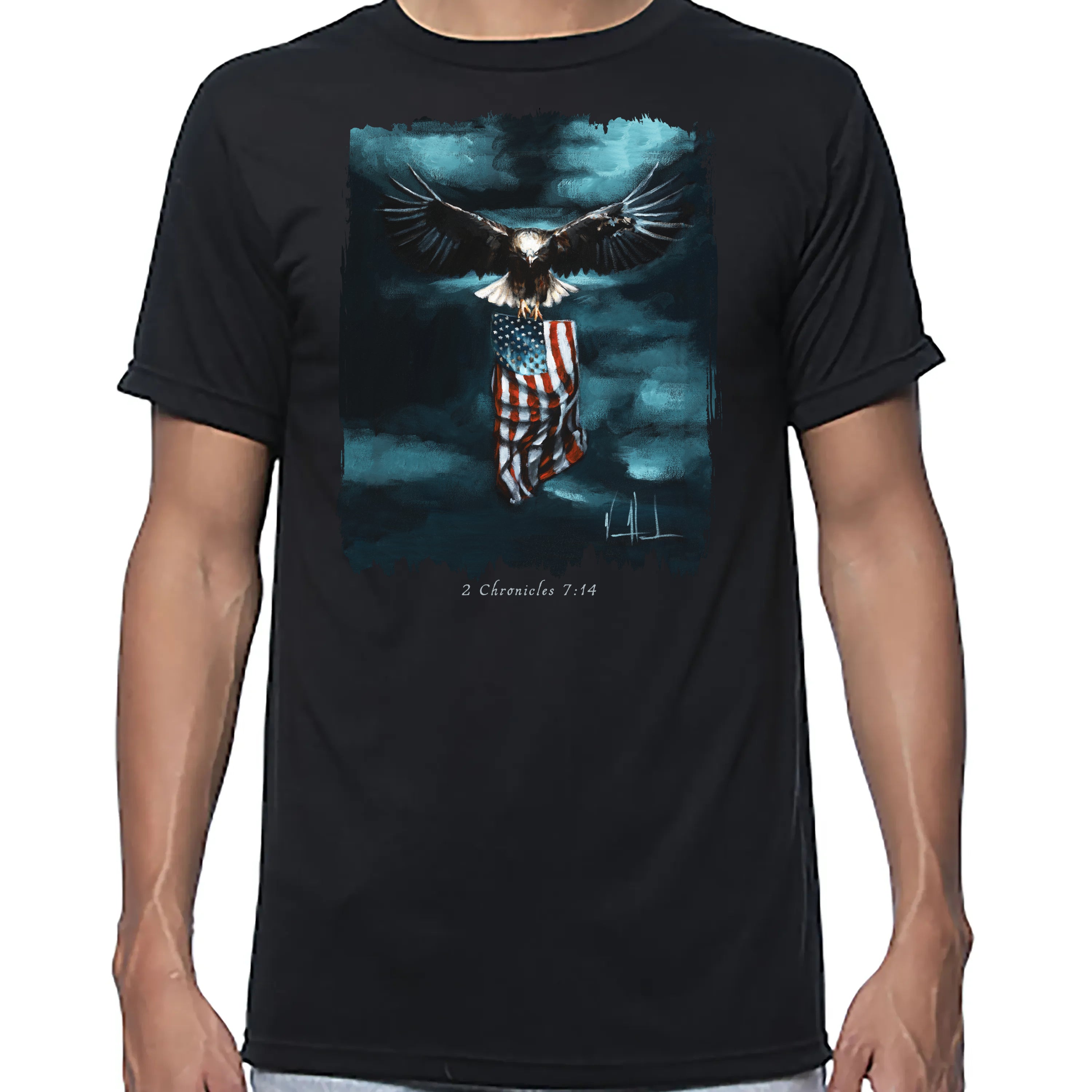 Revive Our Nation - Unisex T (Organic Bamboo) Vanessa Horabuena Short Sleeve Eclipse (Black) XS