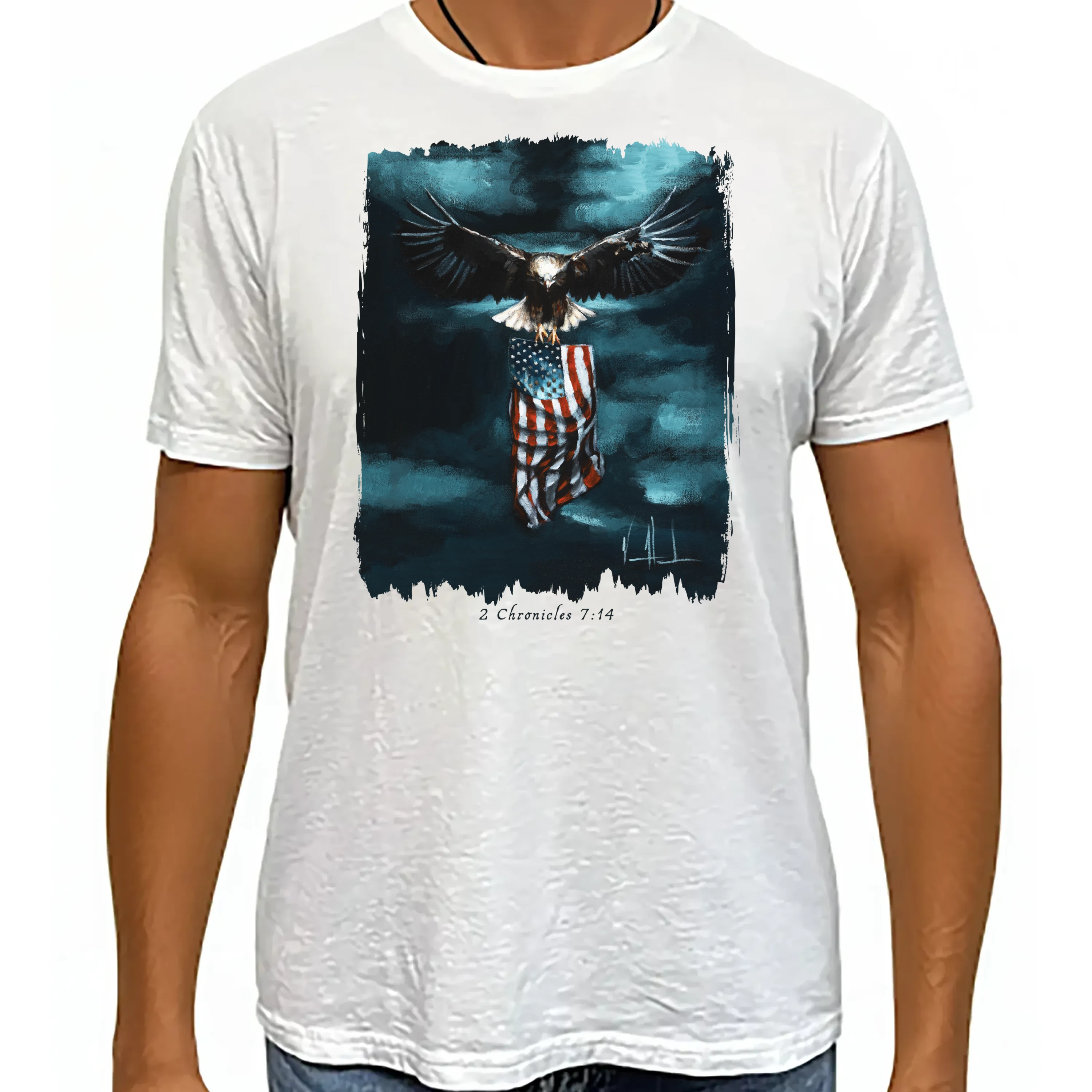 Revive Our Nation - Unisex T (Organic Bamboo) Vanessa Horabuena Short Sleeve Frost (White) XS