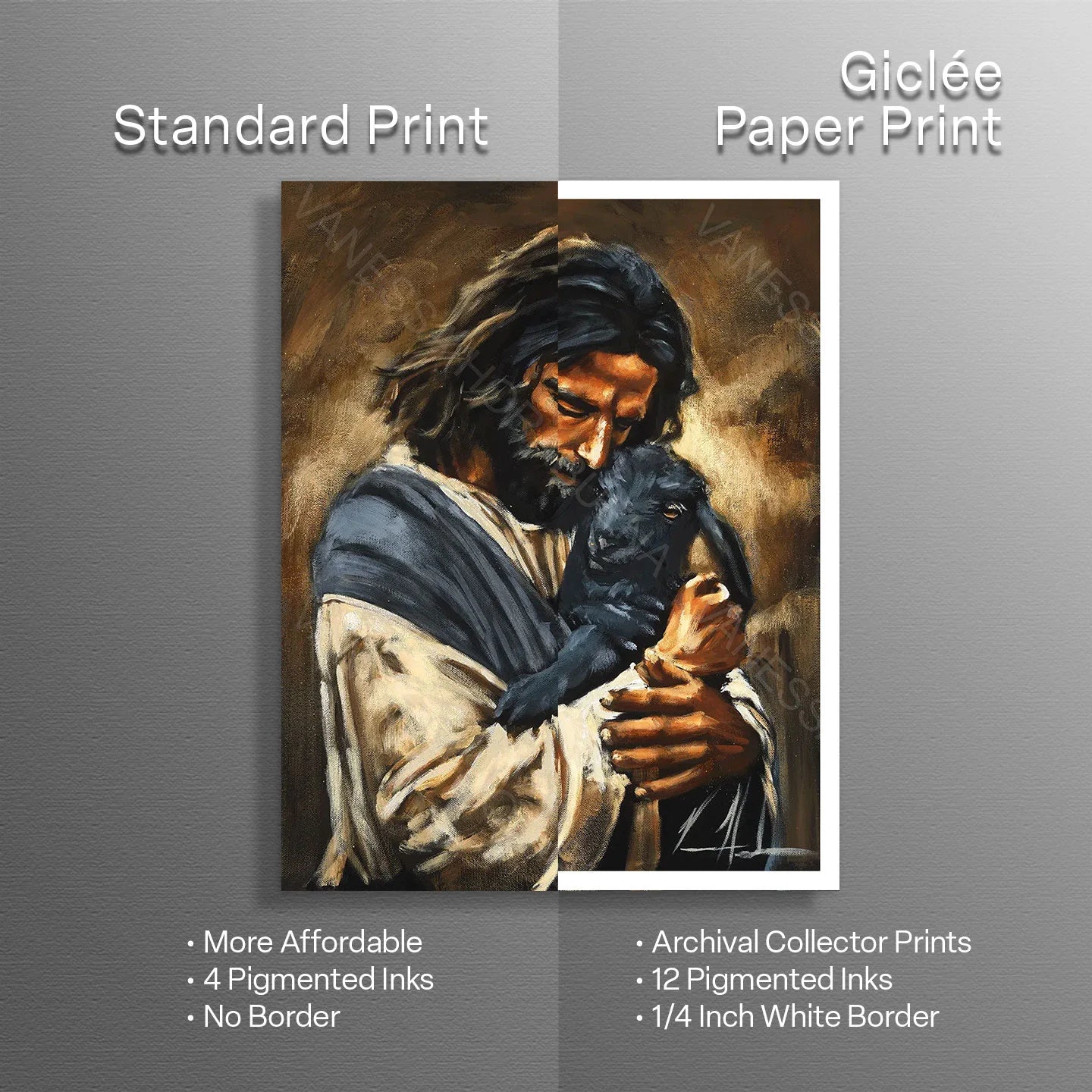 Saved By Grace Jesus Art Print Vanessa Horabuena