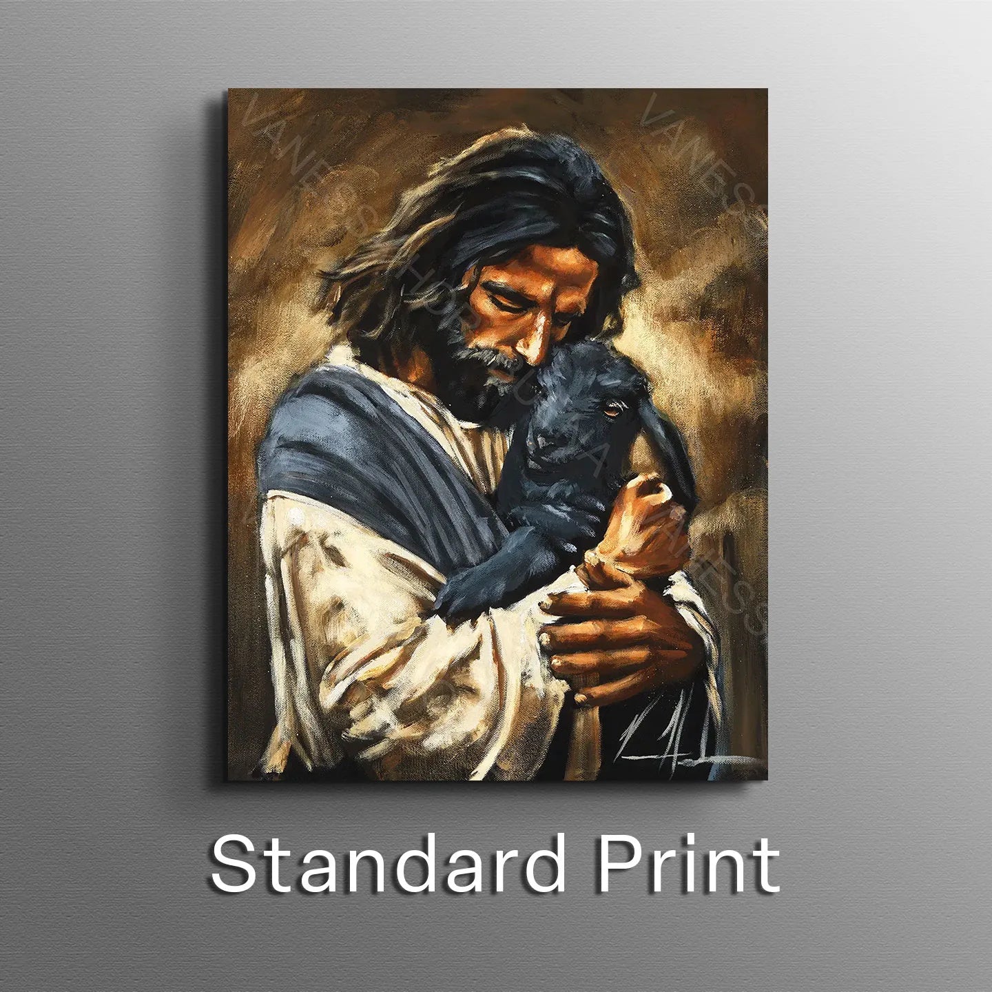 Saved By Grace Jesus Art Print Vanessa Horabuena