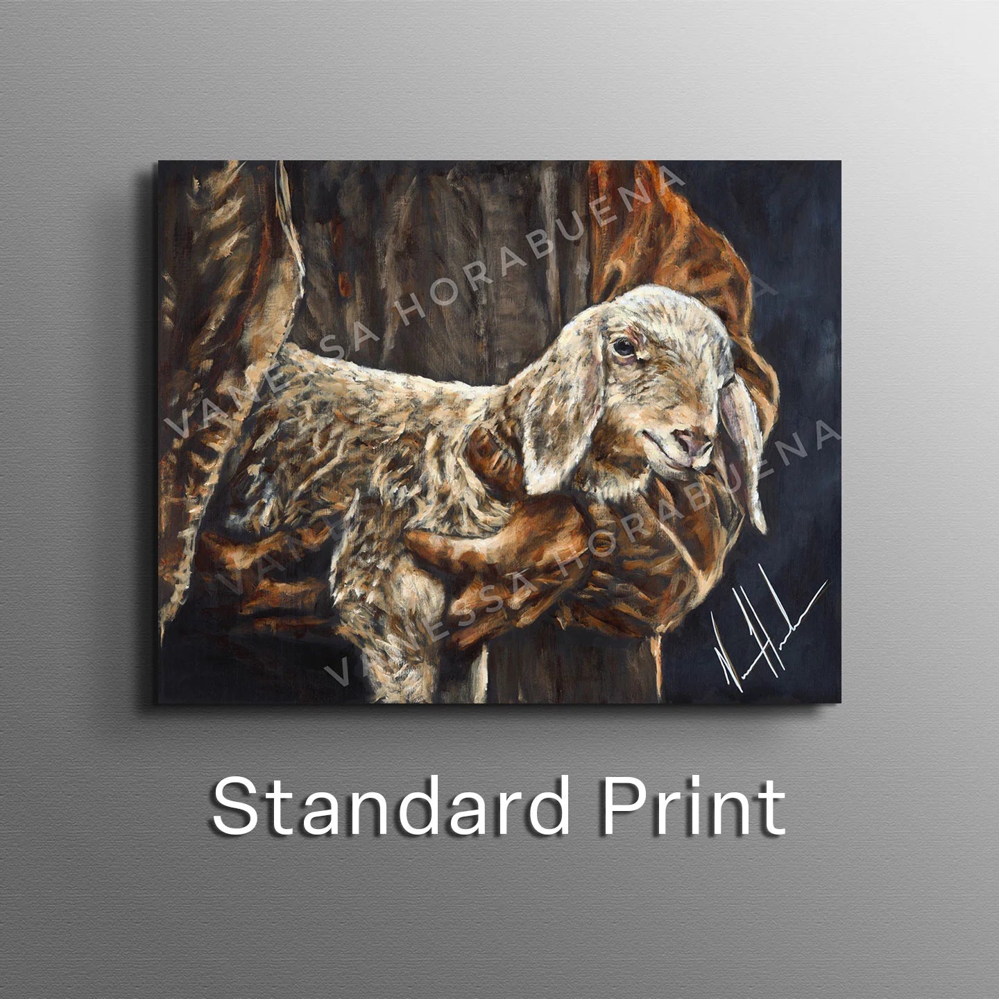 Securely Held Jesus Art Print Vanessa Horabuena
