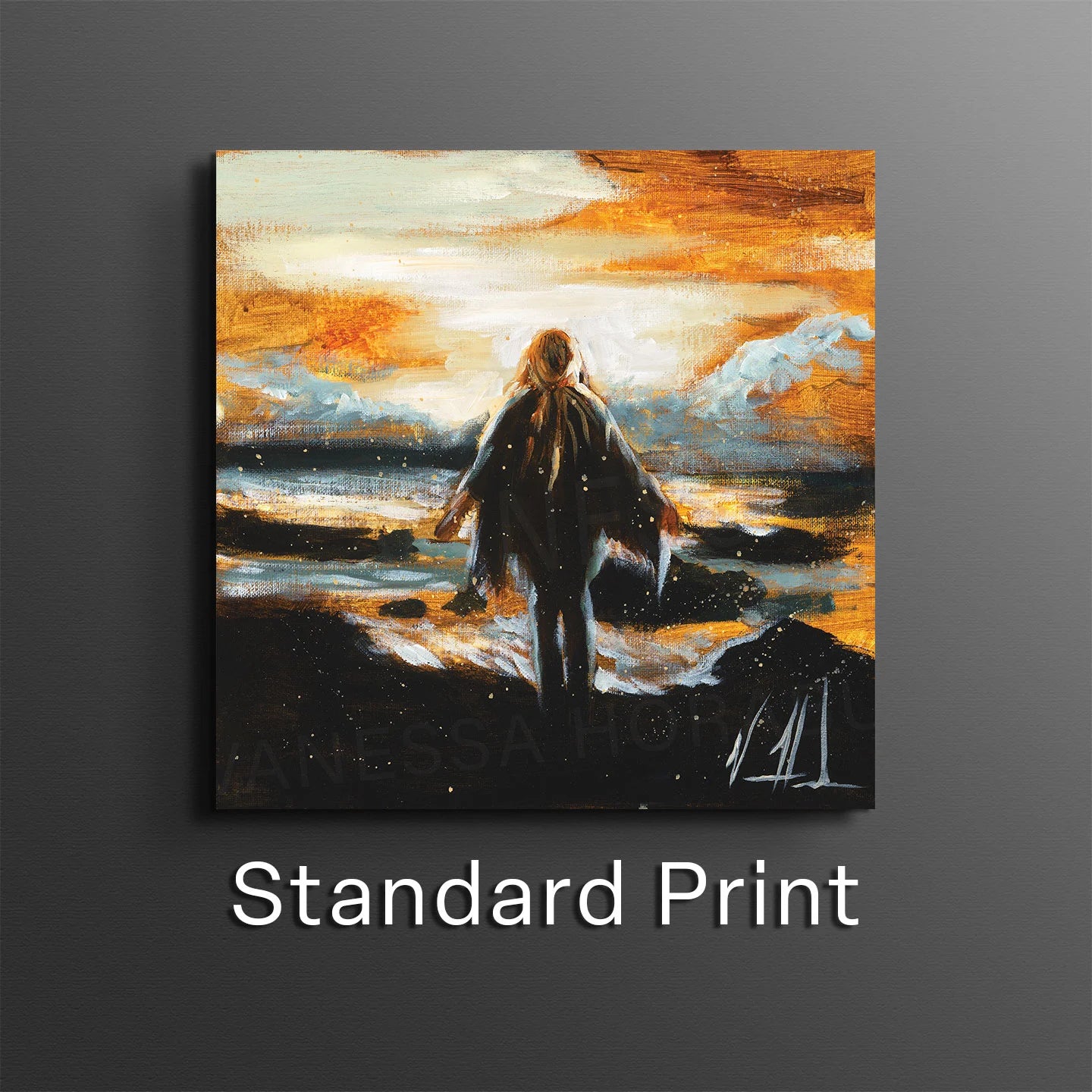 Shine Your Light on Me Women's Art Print Vanessa Horabuena