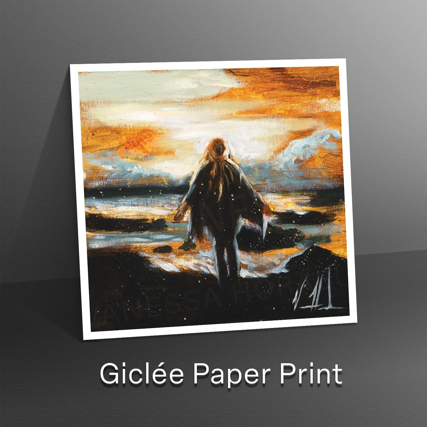 Shine Your Light on Me Women's Art Print Vanessa Horabuena