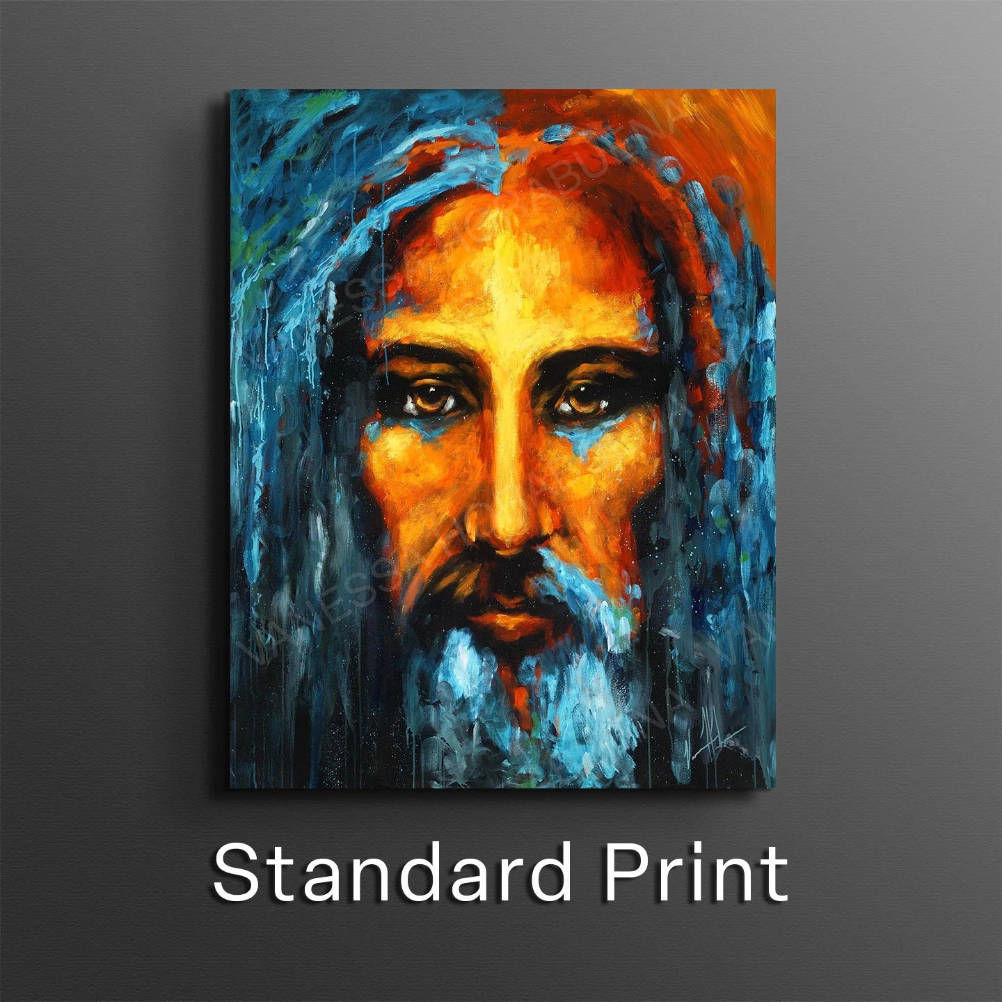 The Shroud of Turin - 700 Club Interview Jesus Art Print Vanessa Horabuena
