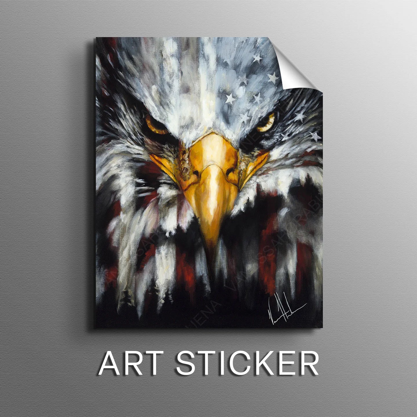 Stripes of Freedom - Sticker Sticker Vanessa Horabuena