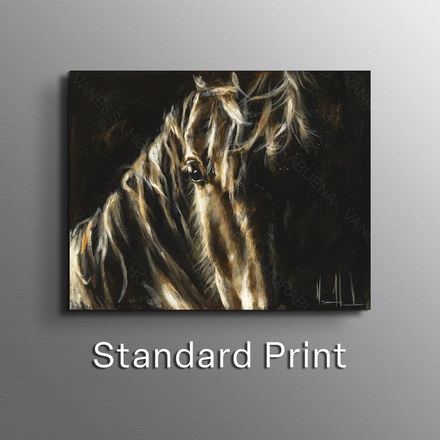 Sweet Presence Horse Art Print Vanessa Horabuena