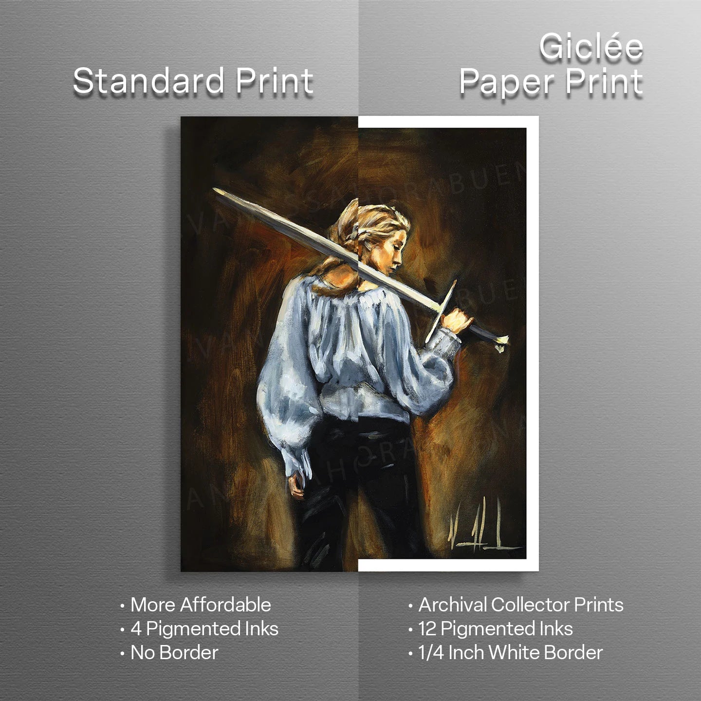 Sword of the Spirit Women's Art Print Vanessa Horabuena