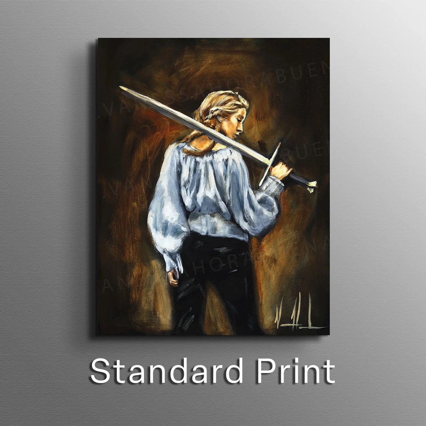 Sword of the Spirit Women's Art Print Vanessa Horabuena