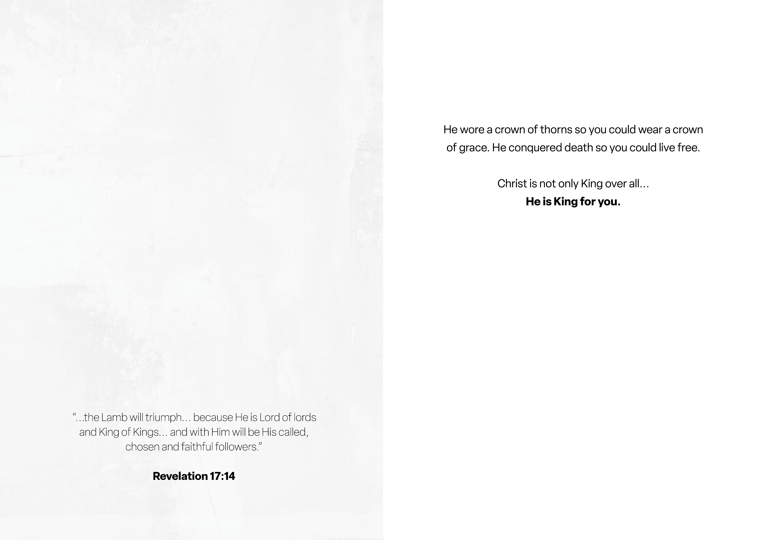 'Christ is King' Easter Greeting Card Vanessa Horabuena