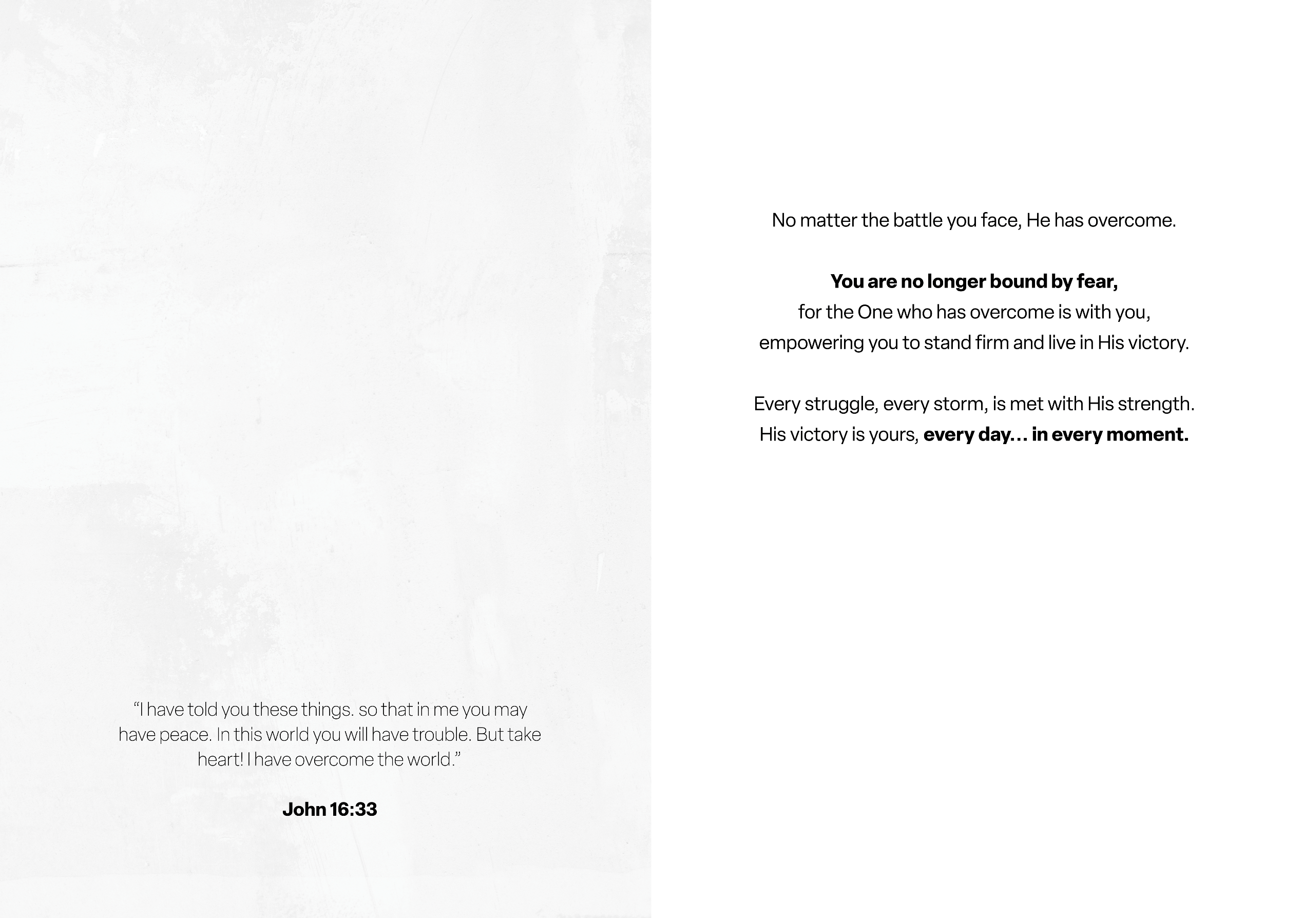 'I Have Overcome' Easter Greeting Card Vanessa Horabuena