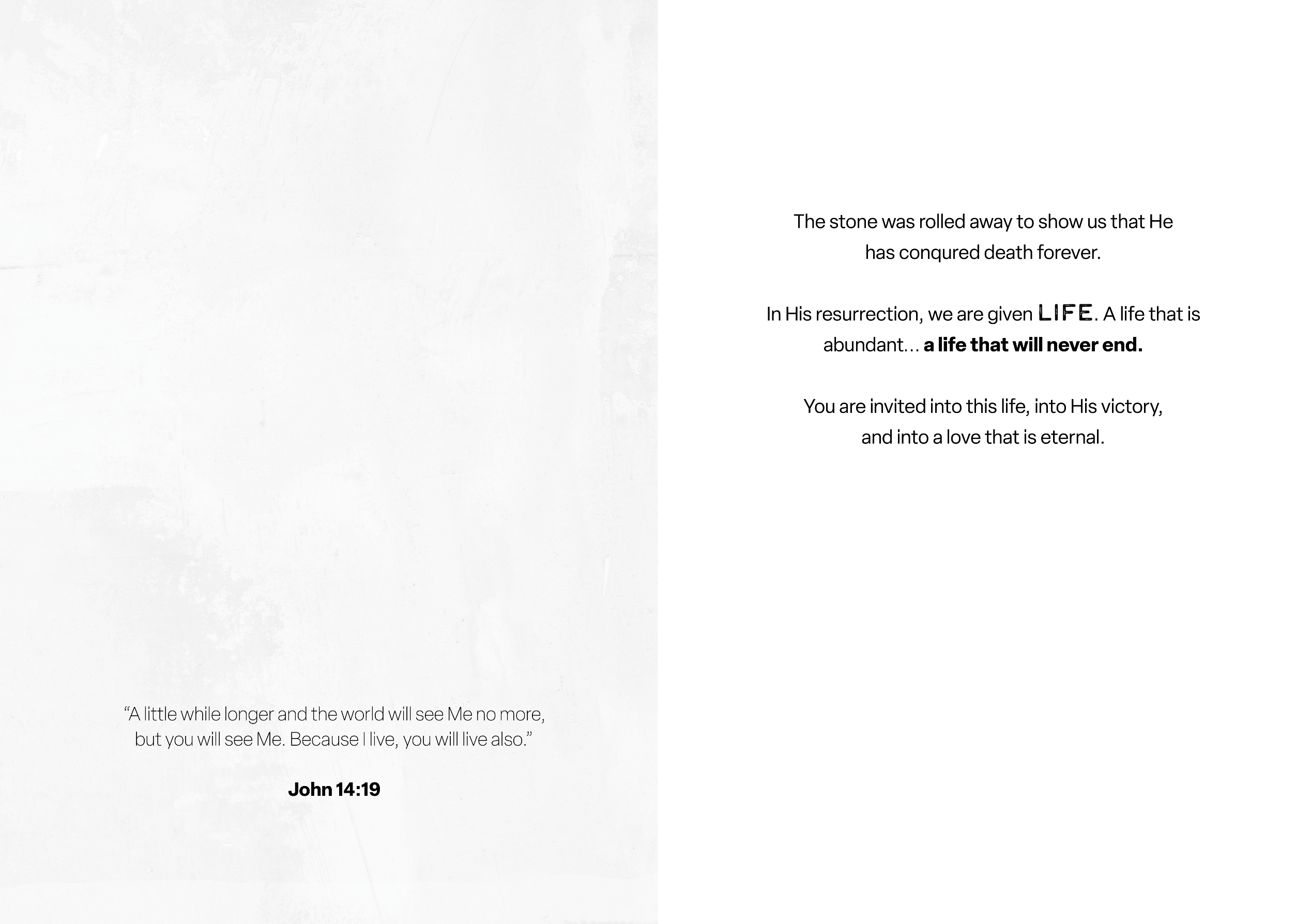 'Life Eternal' Easter Greeting Card Vanessa Horabuena