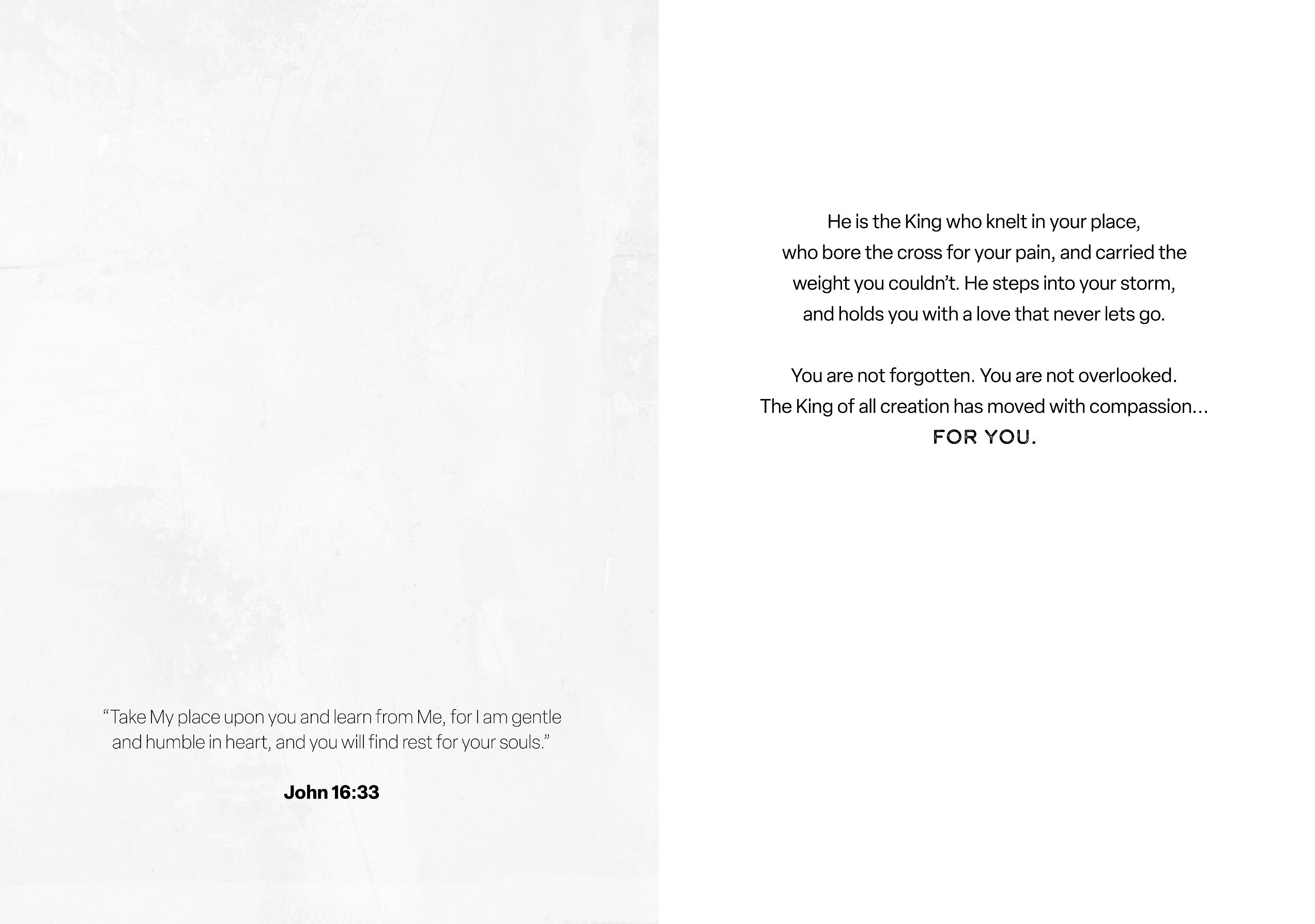 'Compassion of a King' Easter Greeting Card Vanessa Horabuena