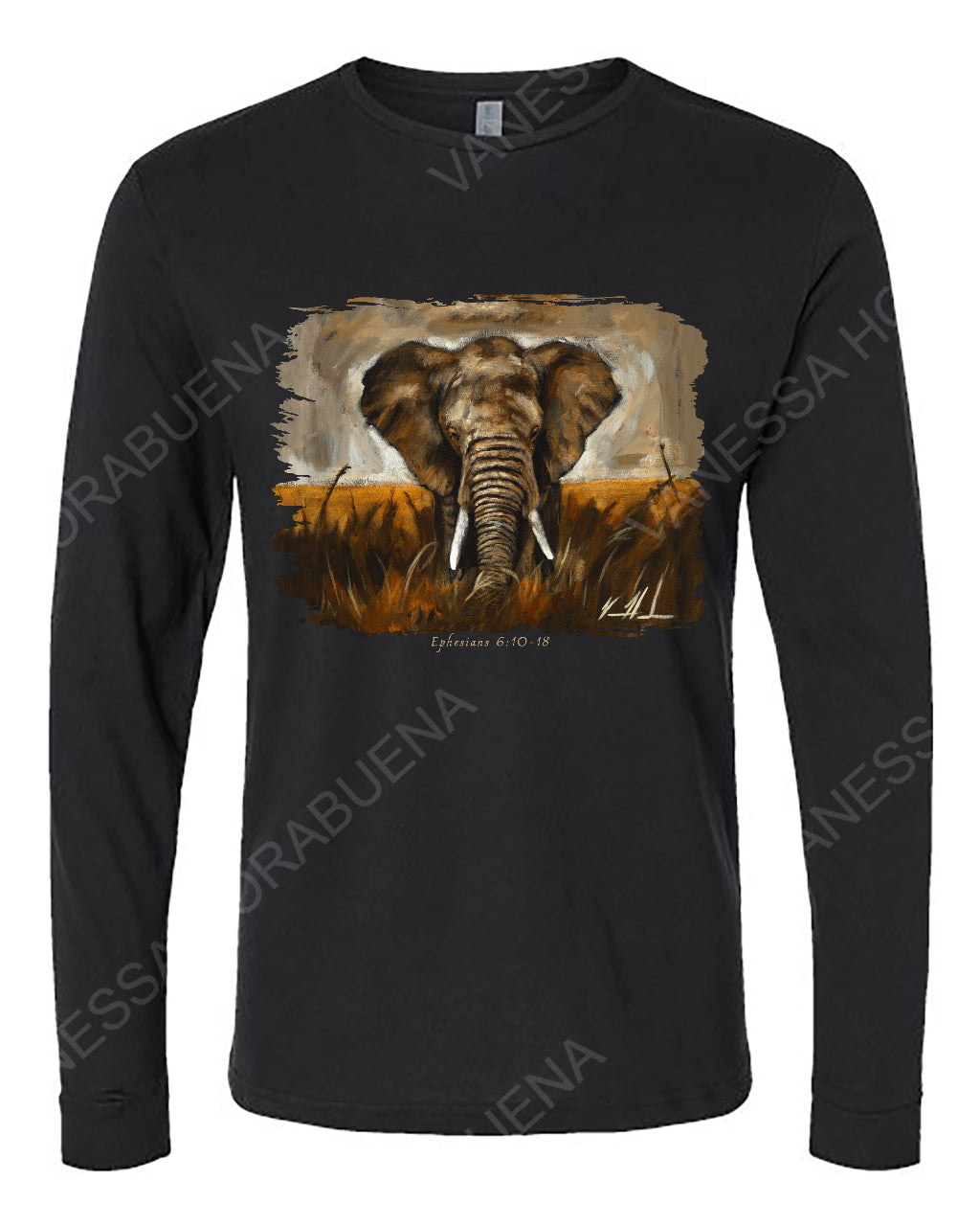 Stand Your Ground - Unisex T-Shirt Vanessa Horabuena Long Sleeve Black Small