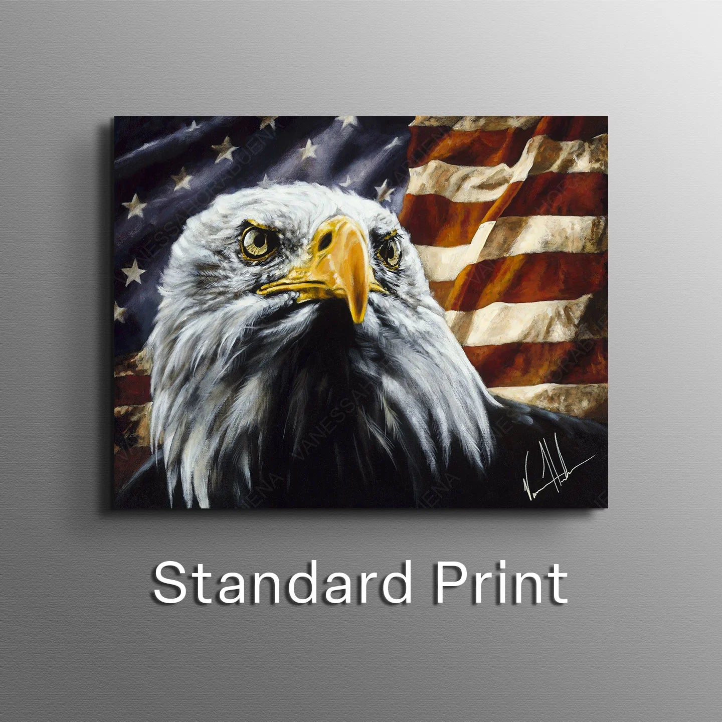 The Fight for Freedom Patriotic Art Print Vanessa Horabuena