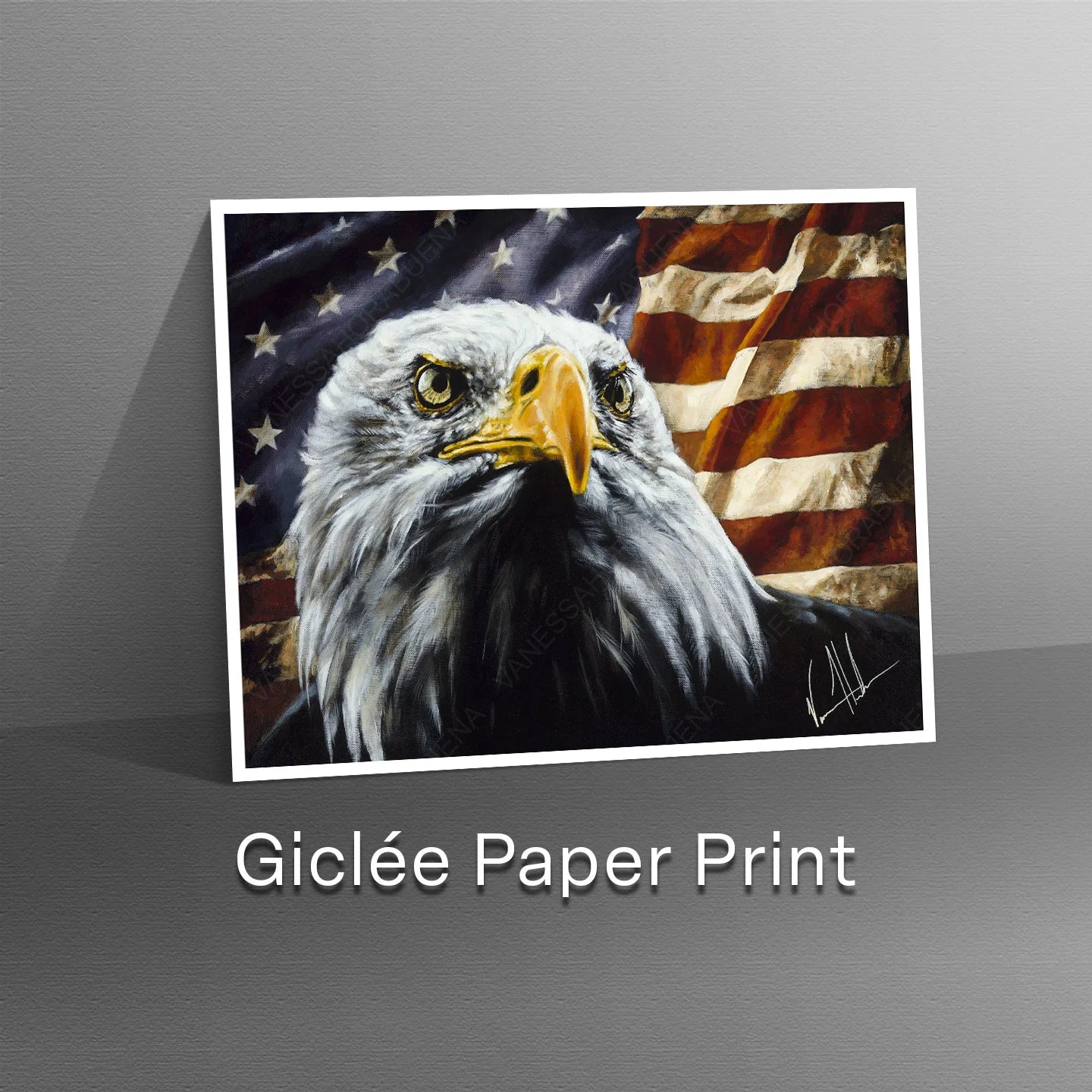 The Fight for Freedom Patriotic Art Print Vanessa Horabuena